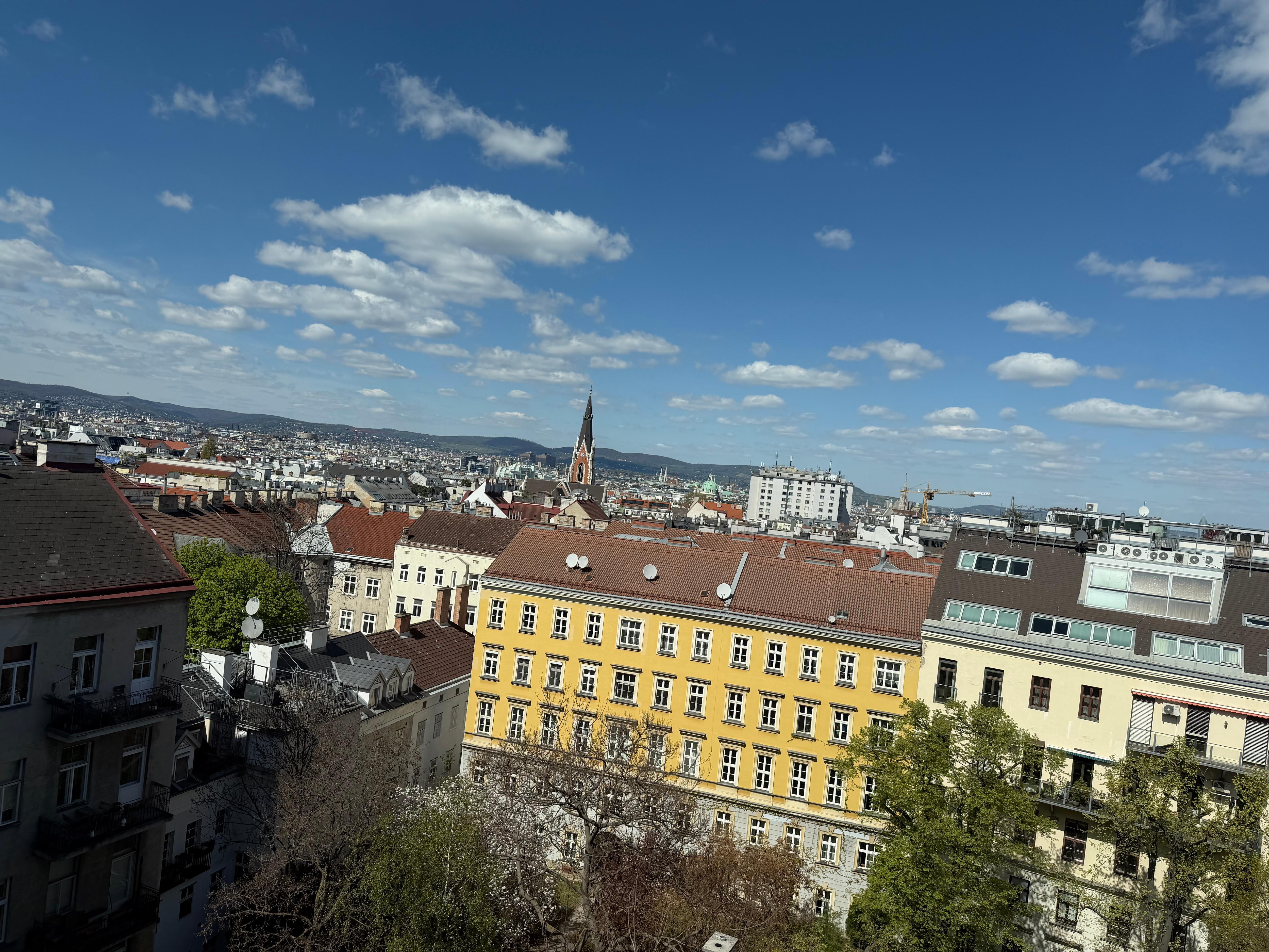 Aussicht vom 8. Stock stadtseitig