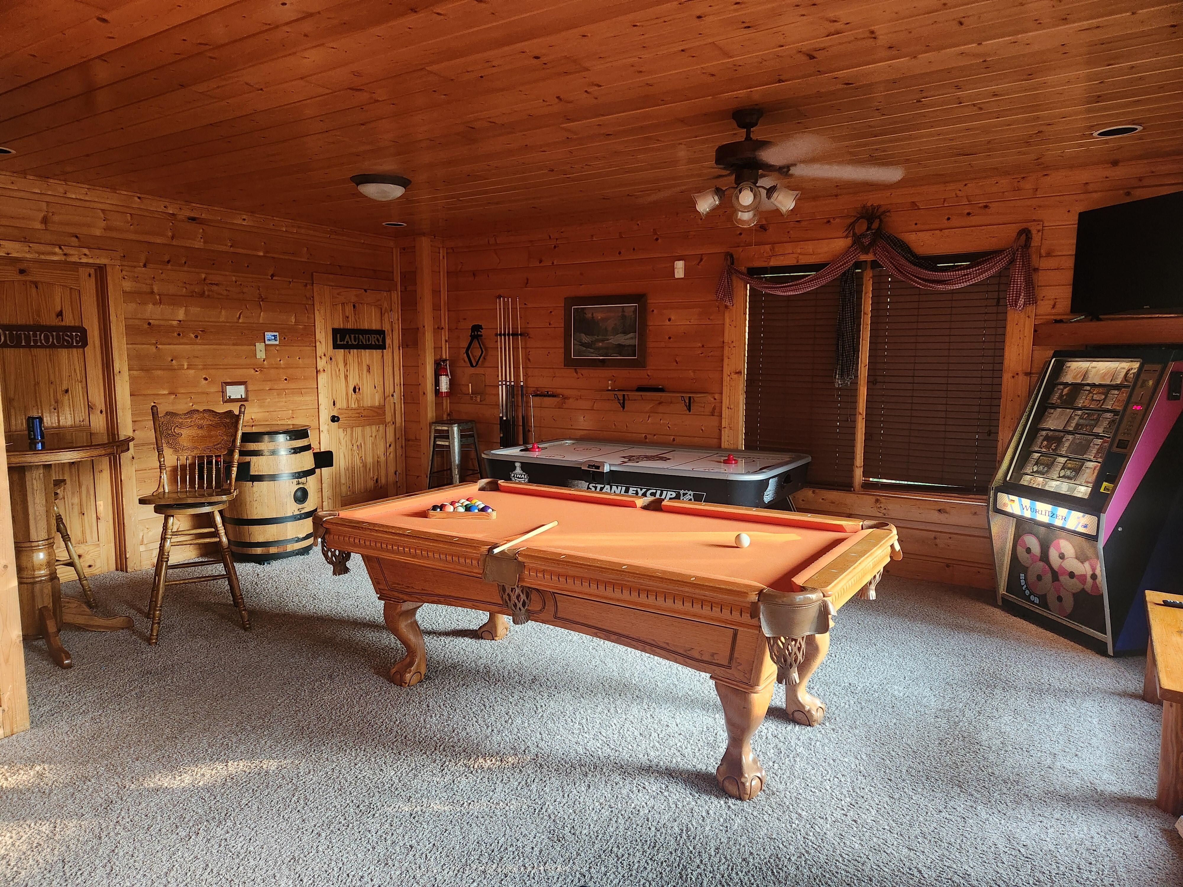 We all had so much fun playing games, playing pool and air hockey, and listening to some older music on the juke box