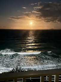 Moonlight view from the condo