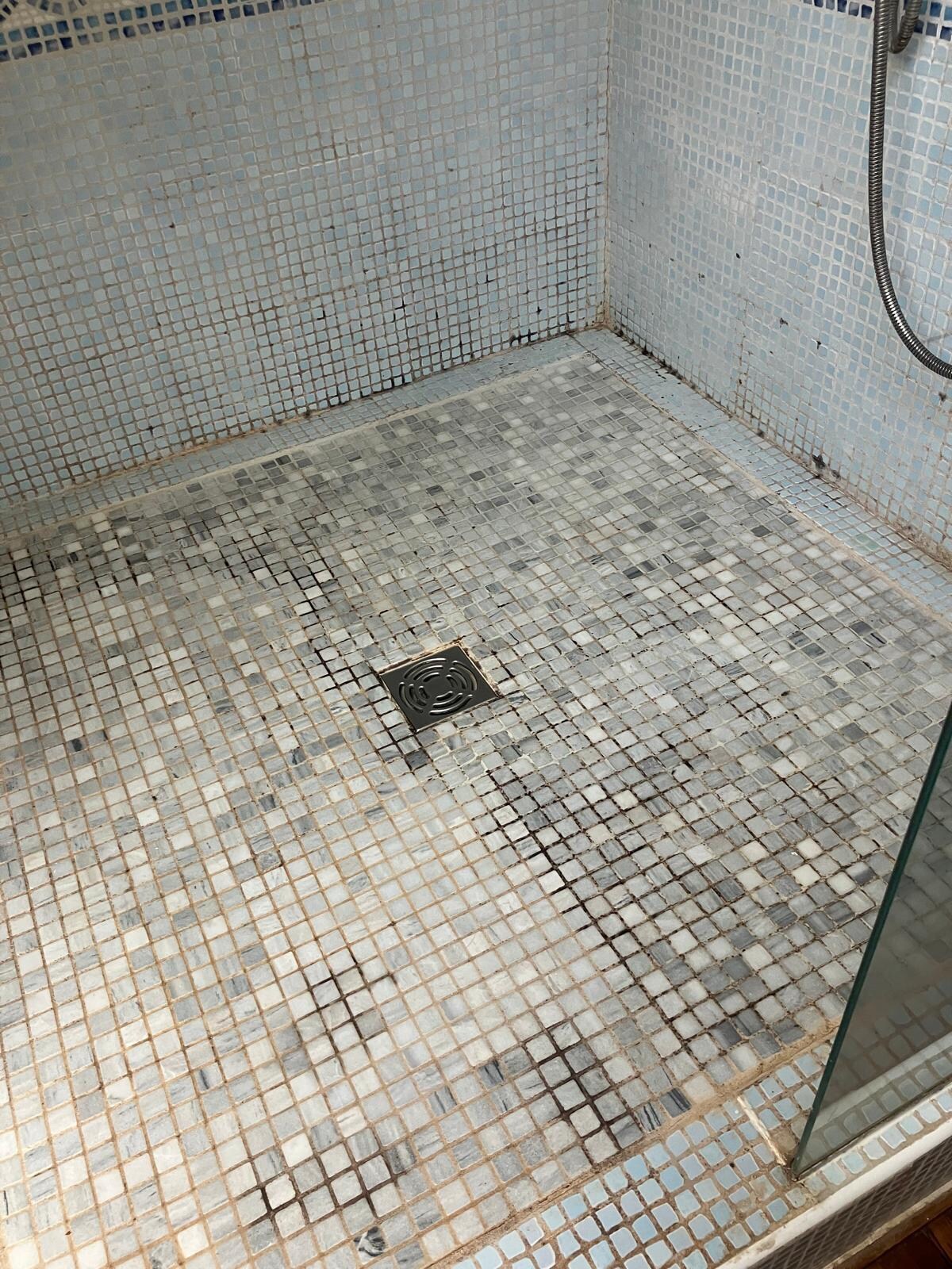 propreté du bac à douche, la personne du ménage nous dit avoir renoncé