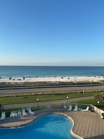 The view from the balcony