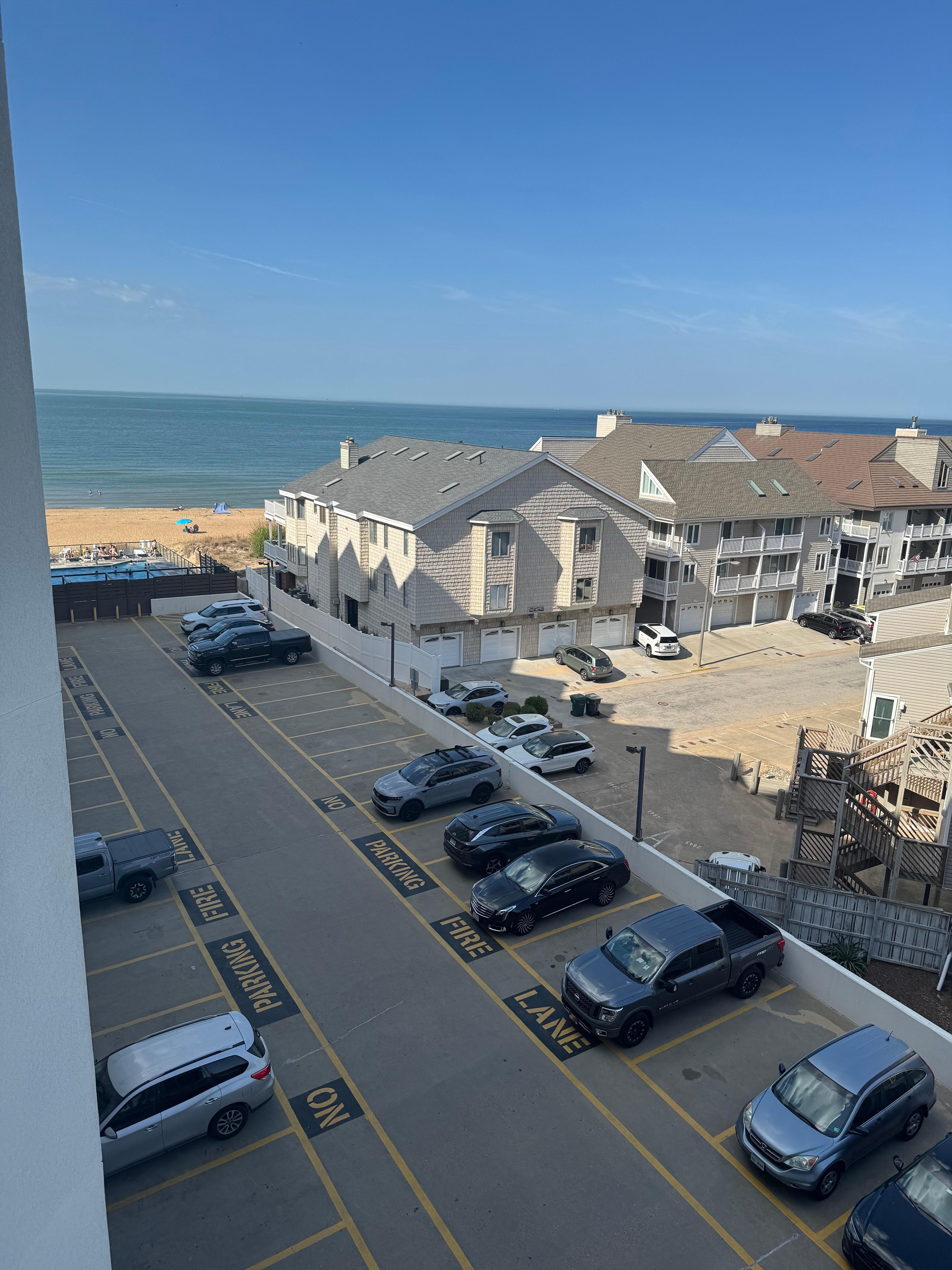 View from the balcony. 