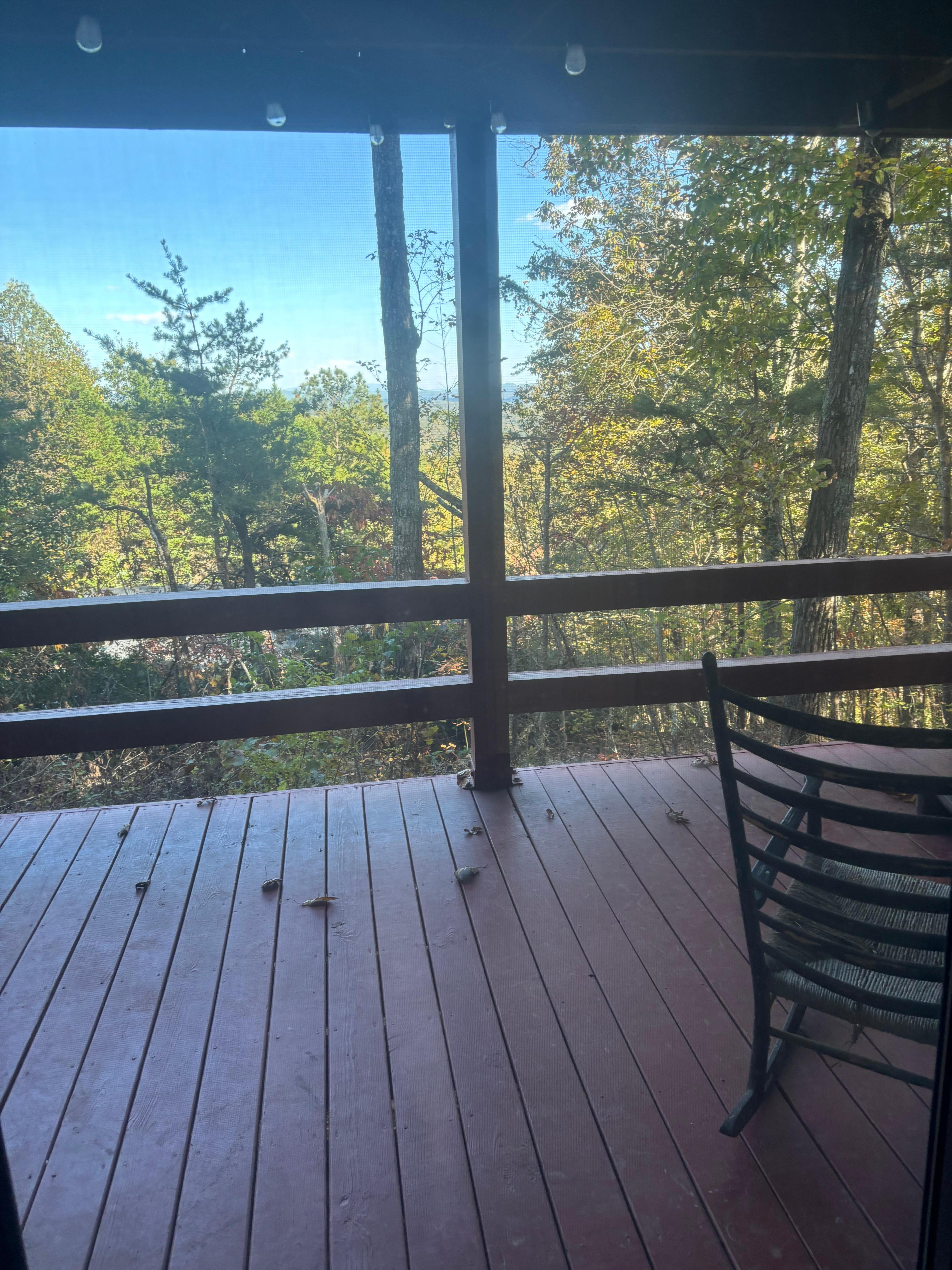 Comfy and secluded bedroom on the same floor as the hot tub