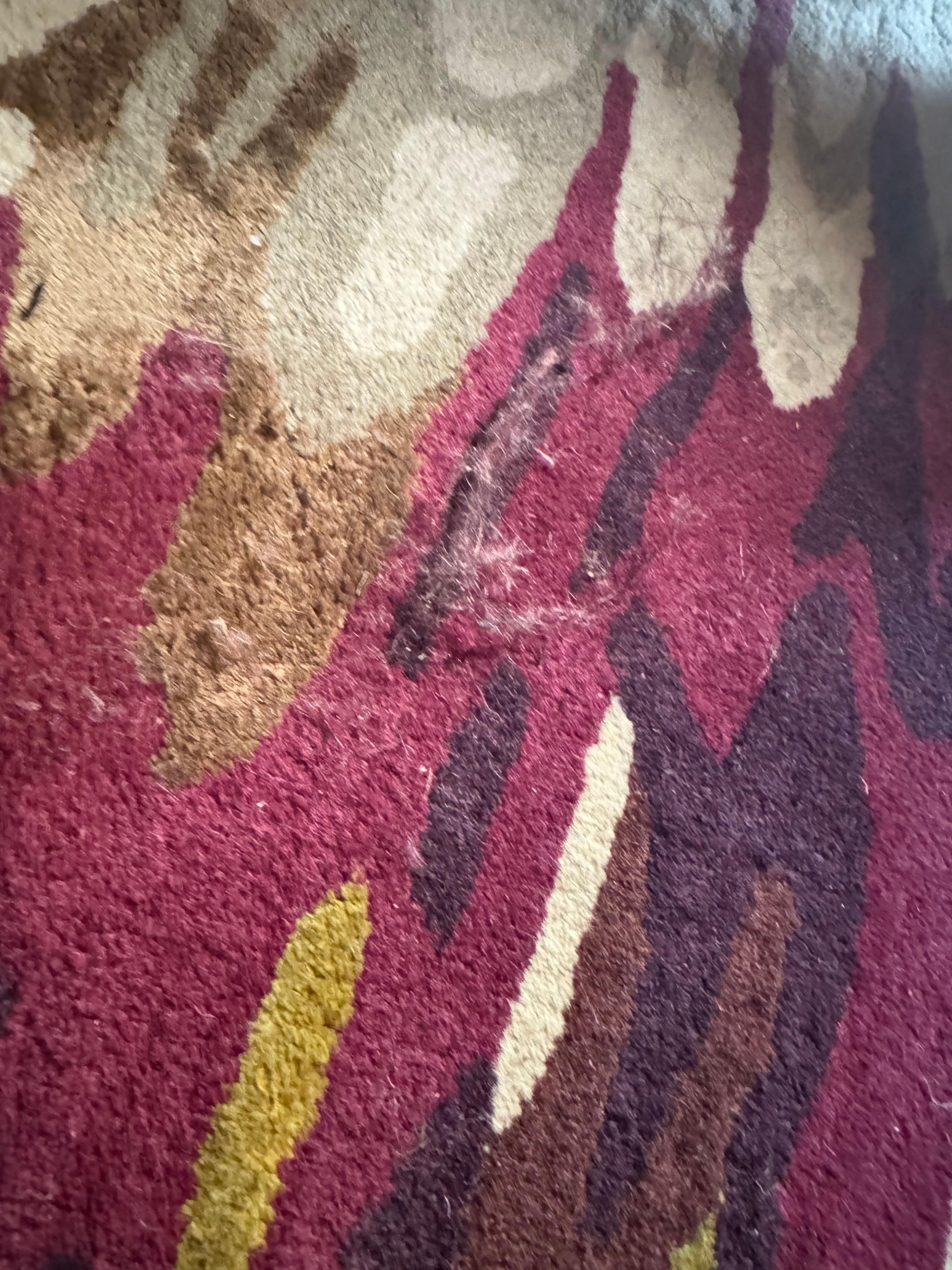 This is the carpet hard to see some angles but it was all over the room in multiple spots 