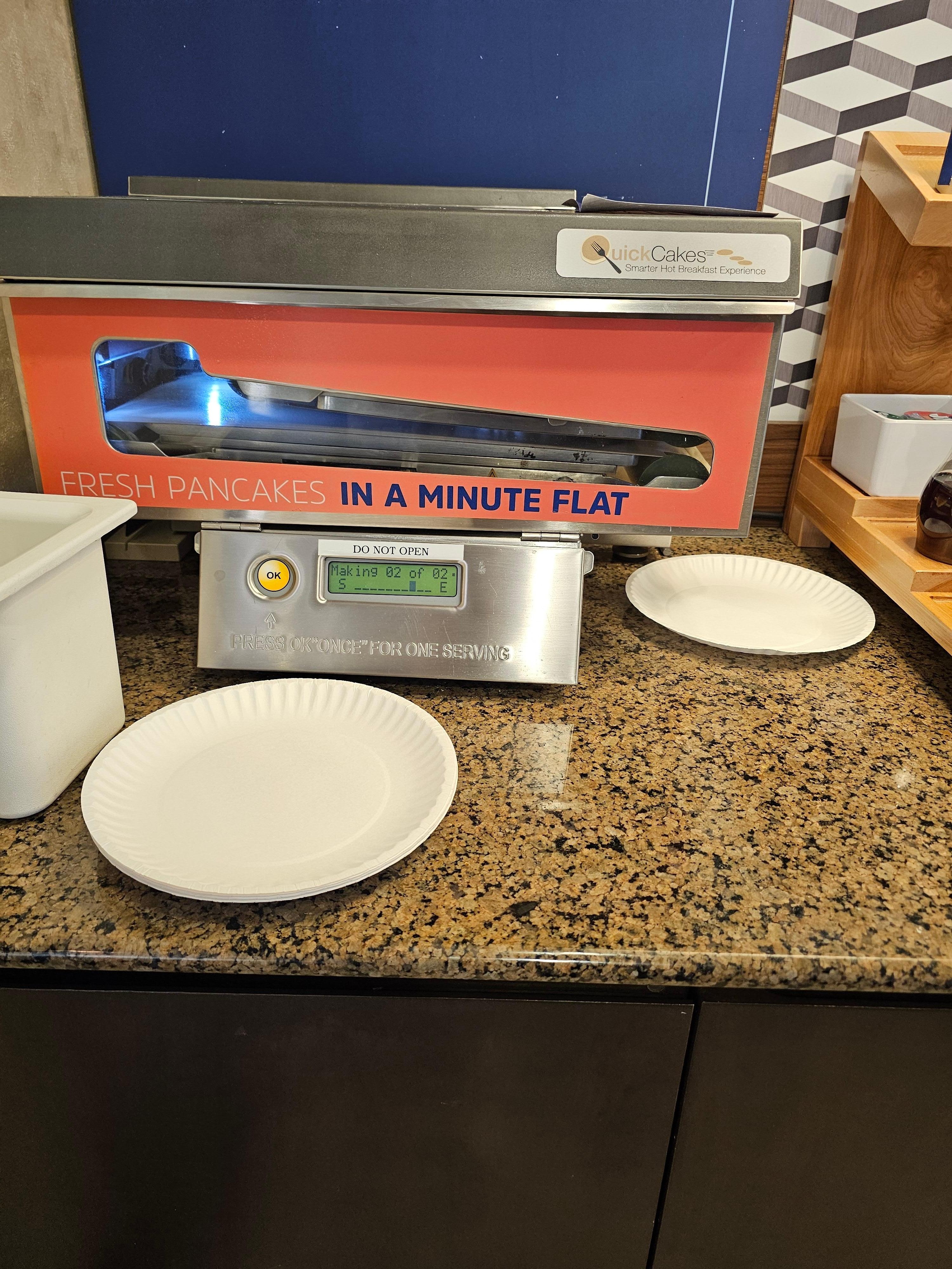 Pancake Machine at Holiday Inn Express, Oro Valley, AZ. Sat, Nov 29 2025, 9:17 AM MST