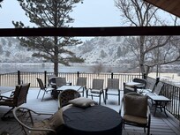 Our postcard view from back of house