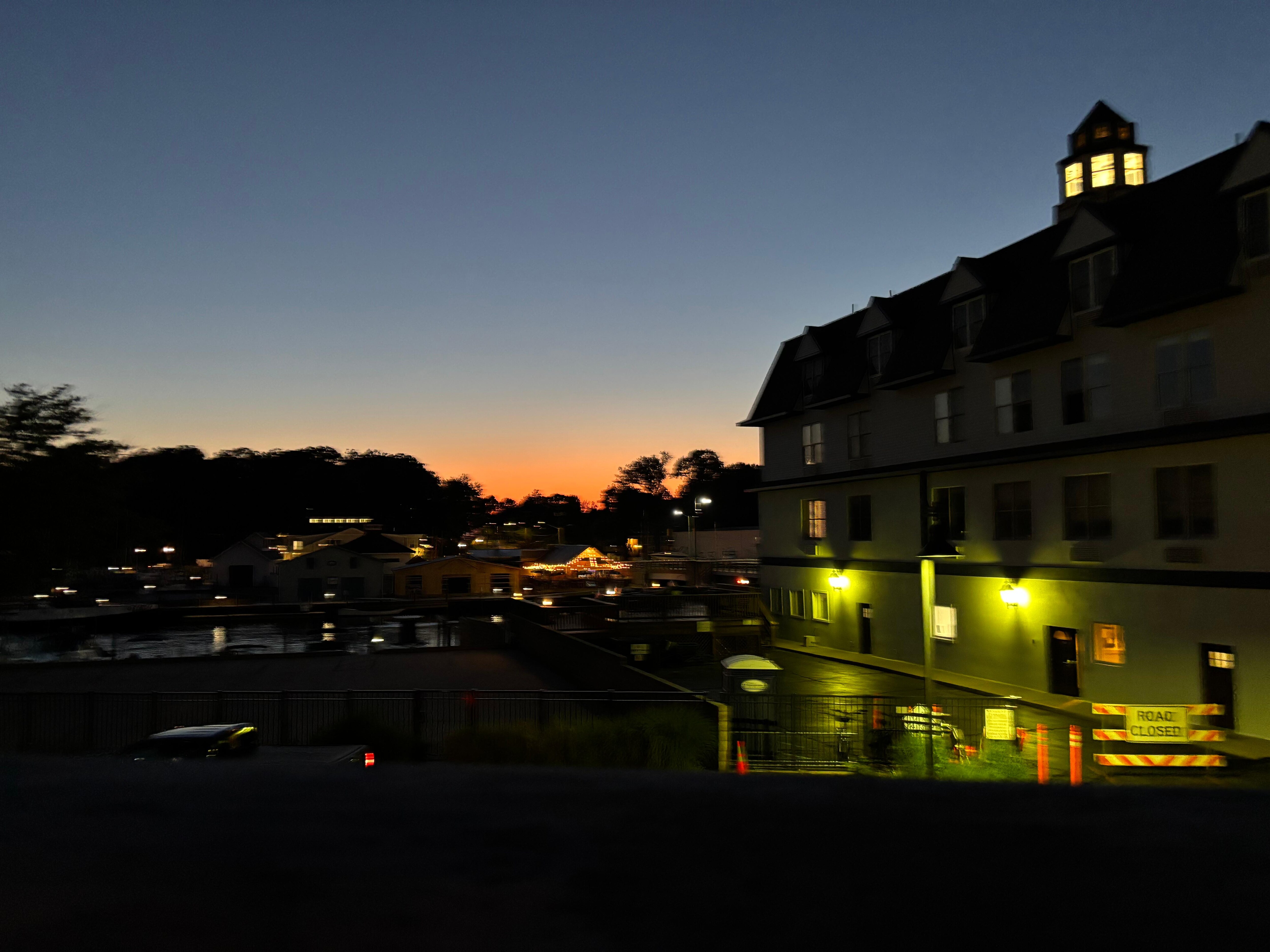 Sunset from one of the decks