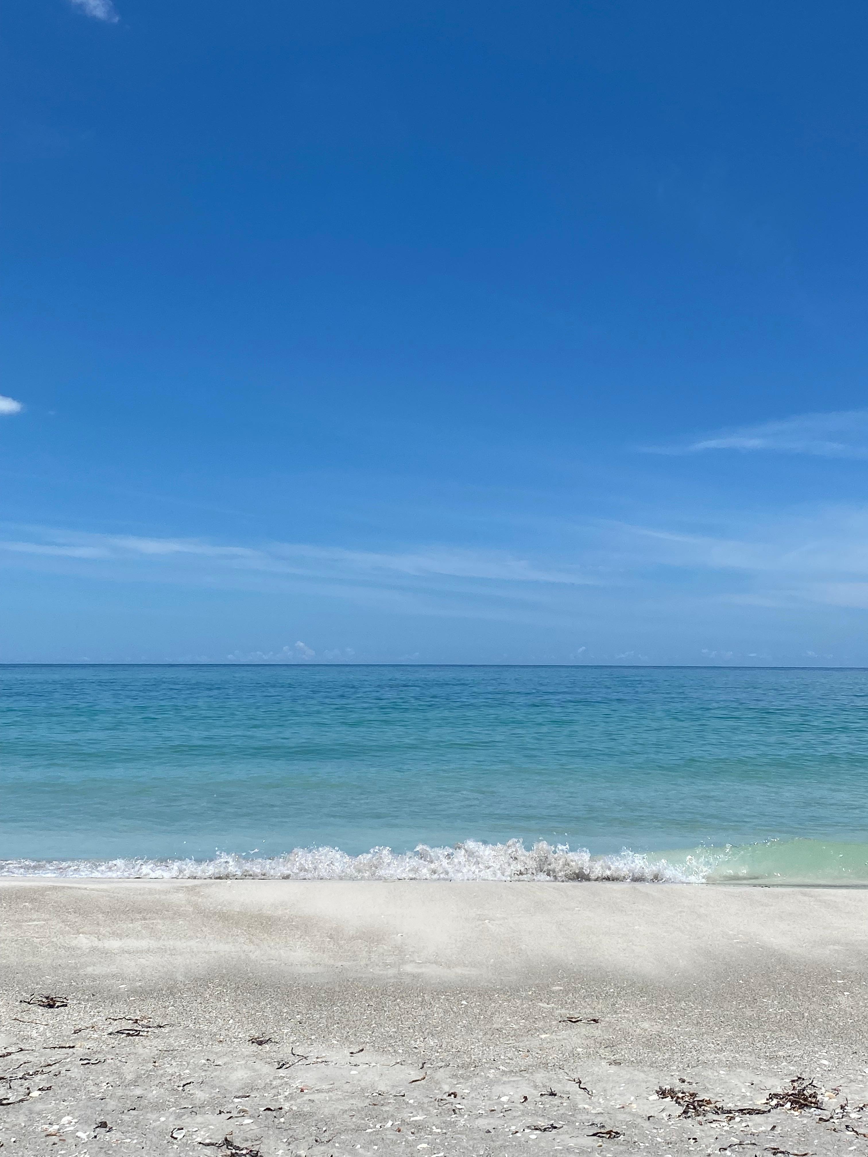 Our spot on the beach directly in front of our condo 