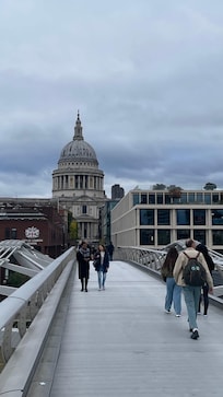 Millenium Bridge and St Paul