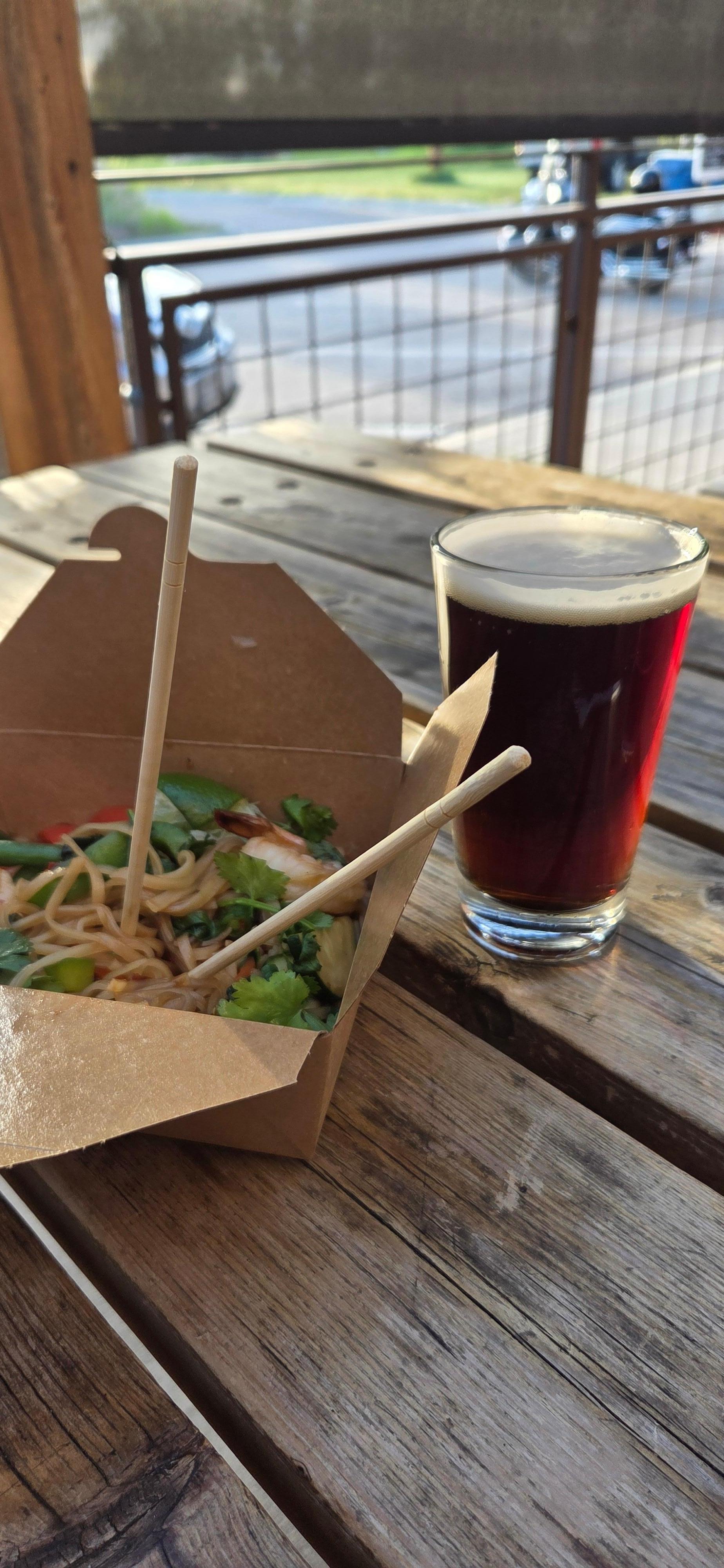 Great Burn Brewing right behind the hotel office