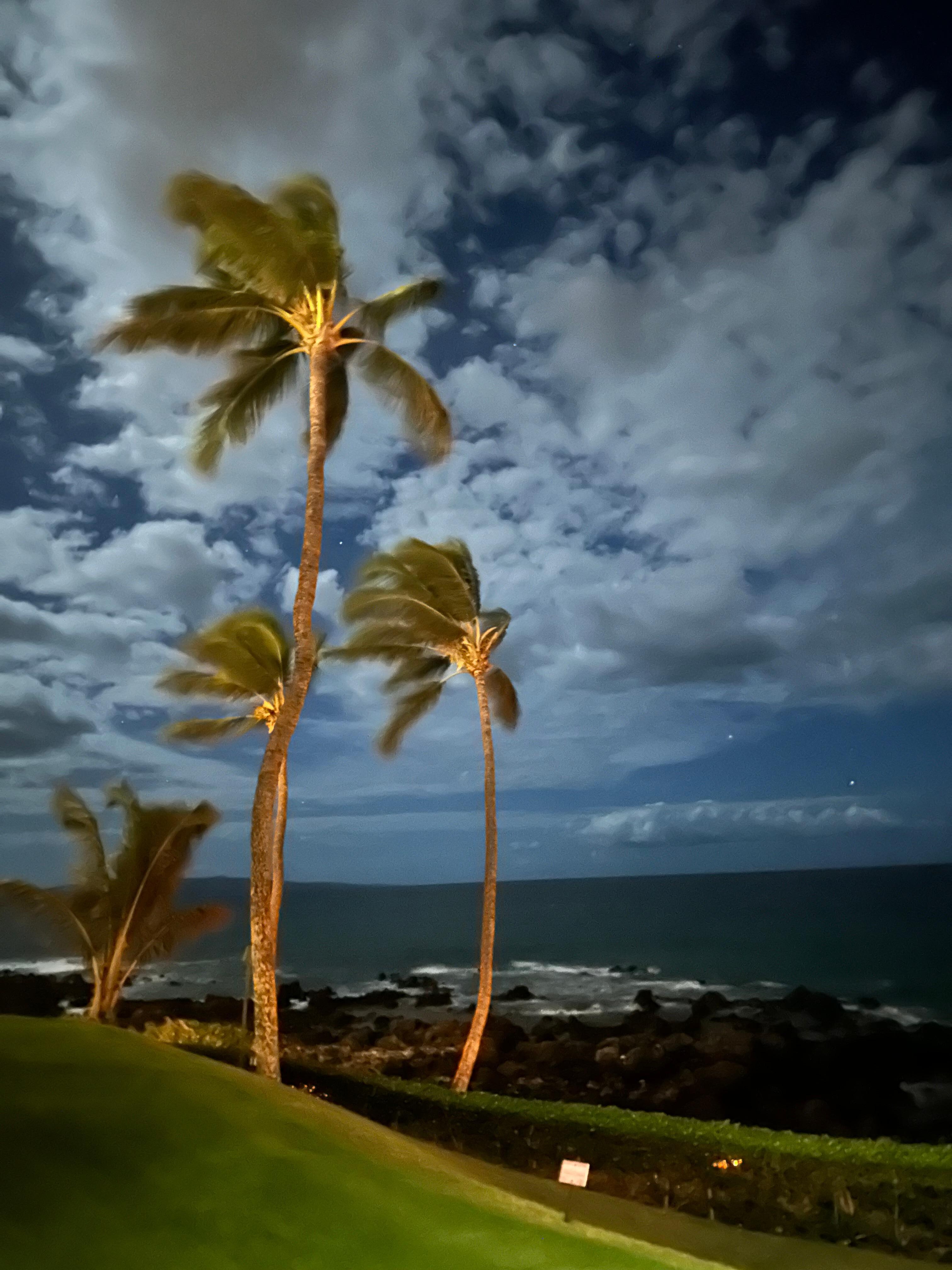 Right outside the unit. 