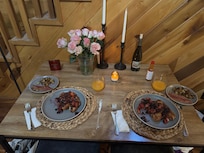 A great place to cook a romantic breakfast for two.