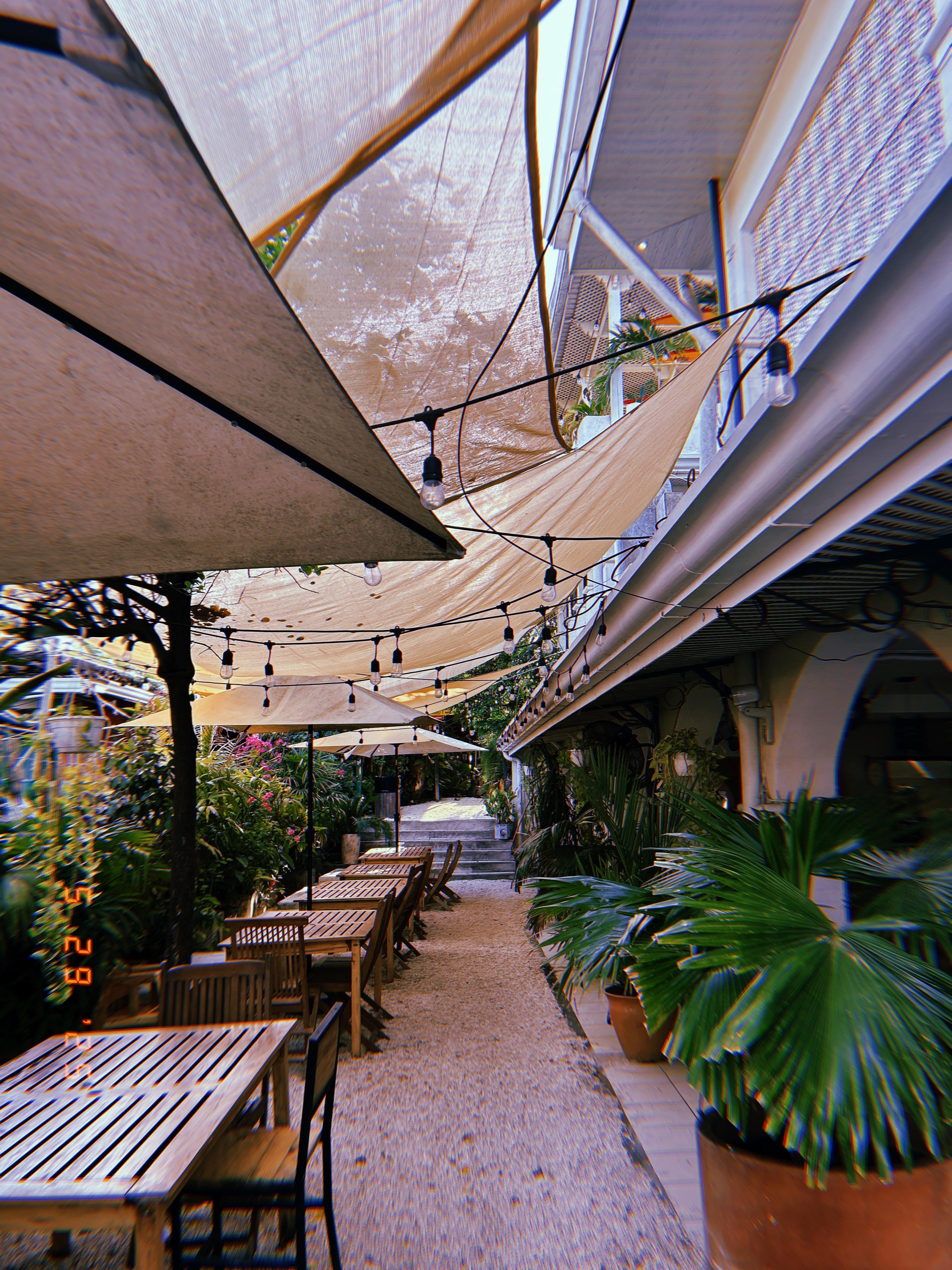 walkway to bakery and food hall