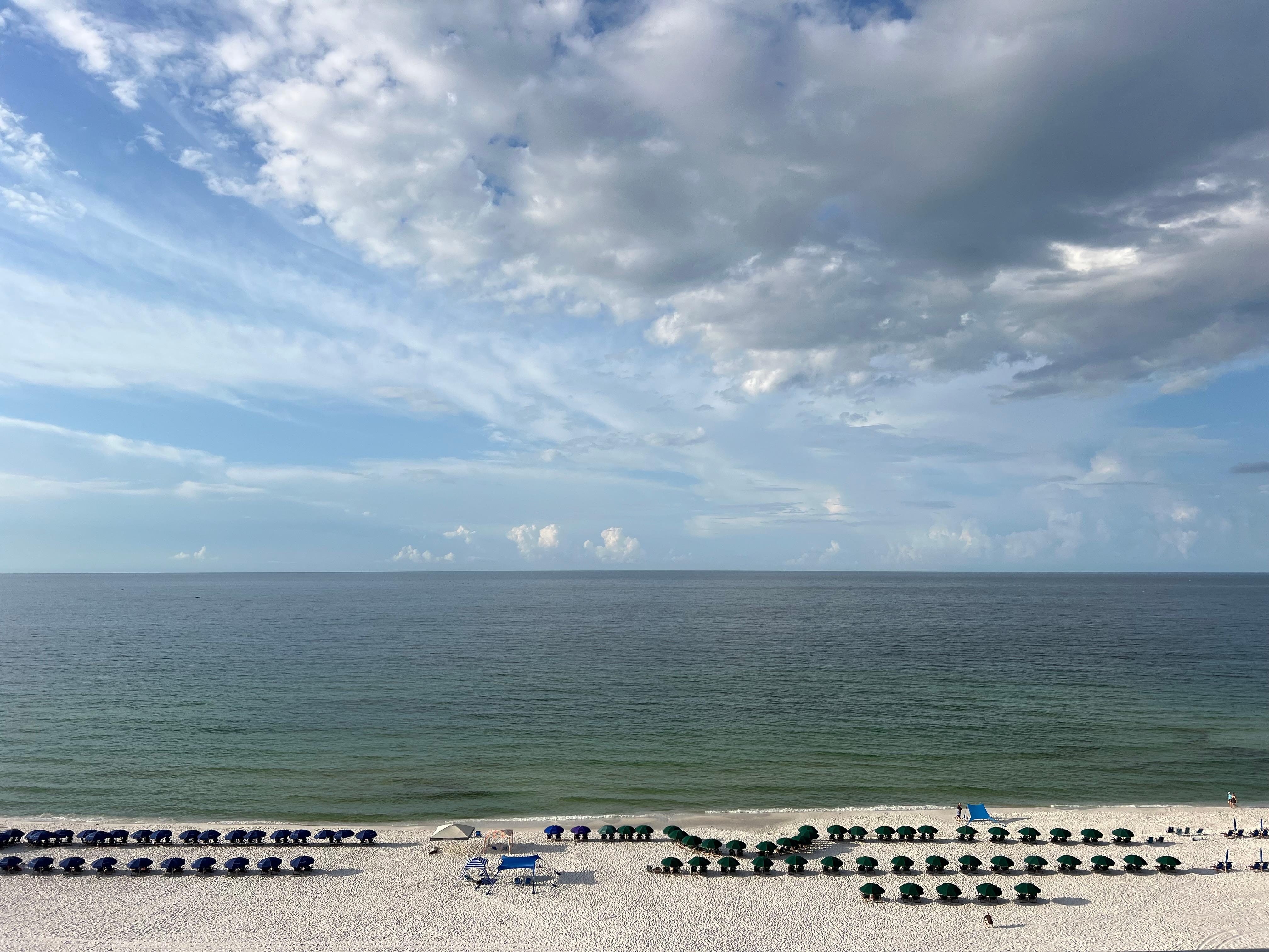 From the room balcony 