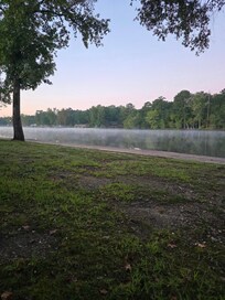 Our morning view from the back patio.