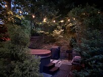 Hot tub area
