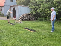 Brought our washer toss game, so much fun!