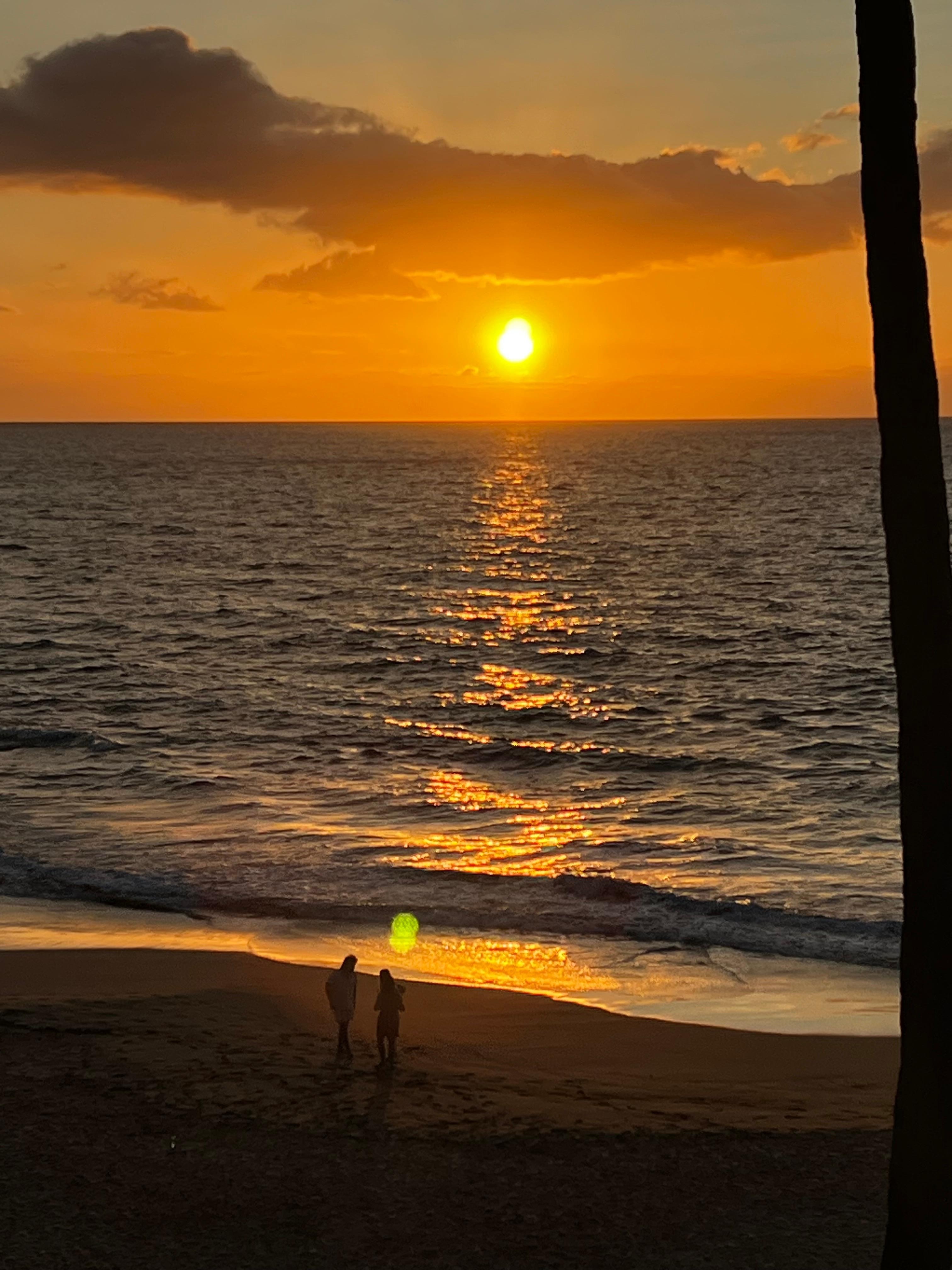 Awesome sunset views from the lanai.