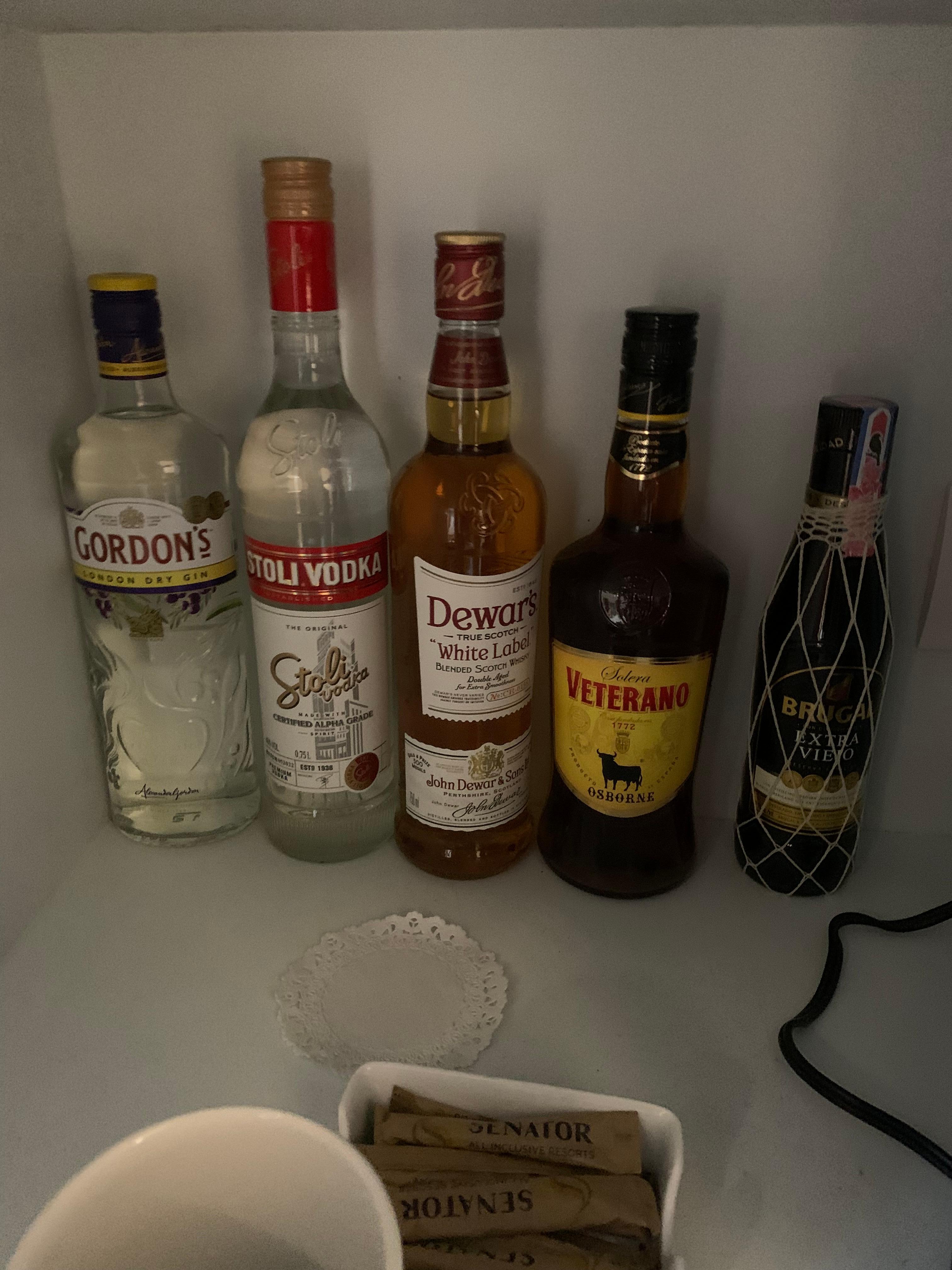 Welcome bottles