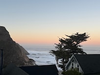 View from partial ocean view room