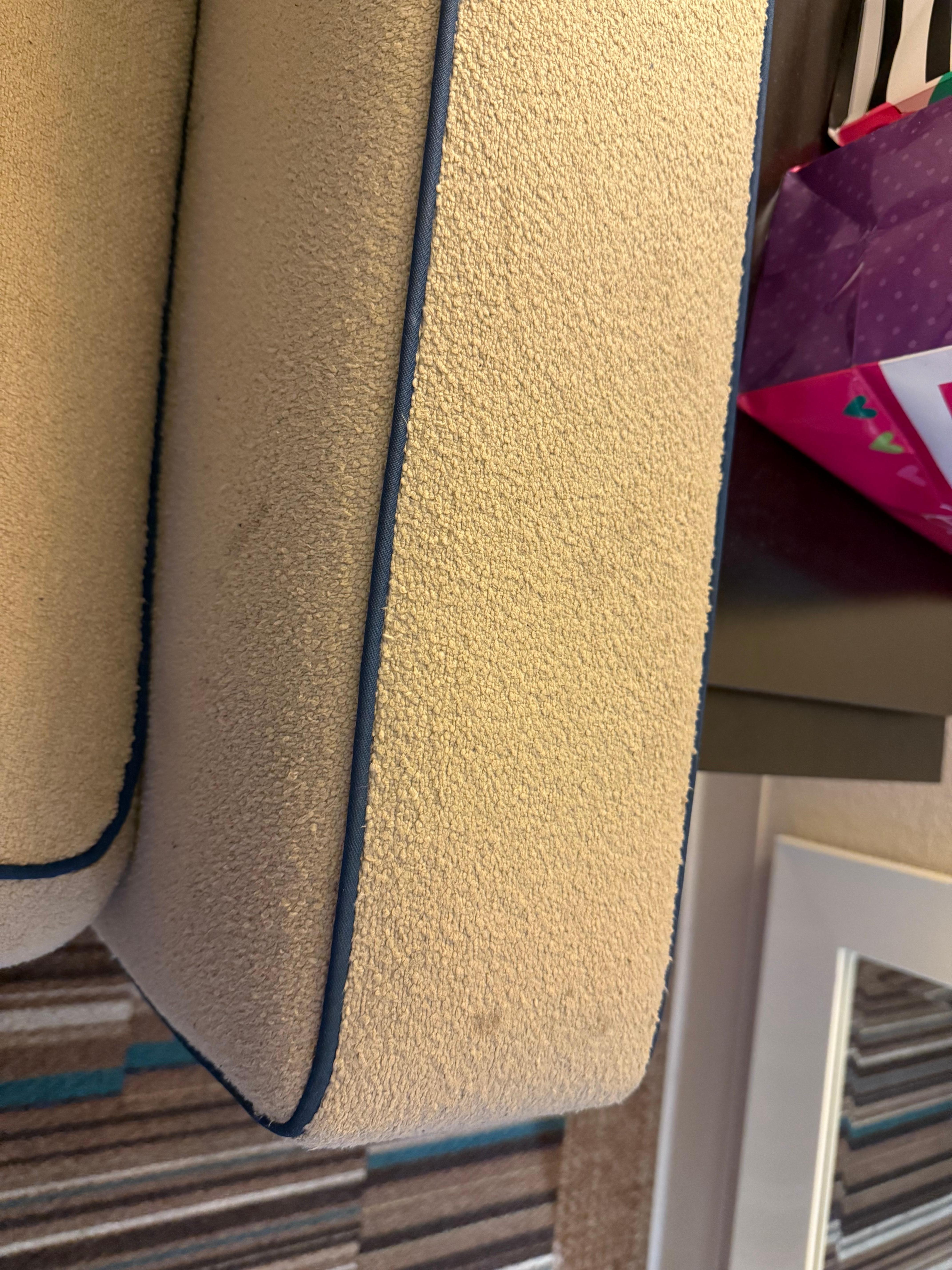 Stained. This could have been cleaned.