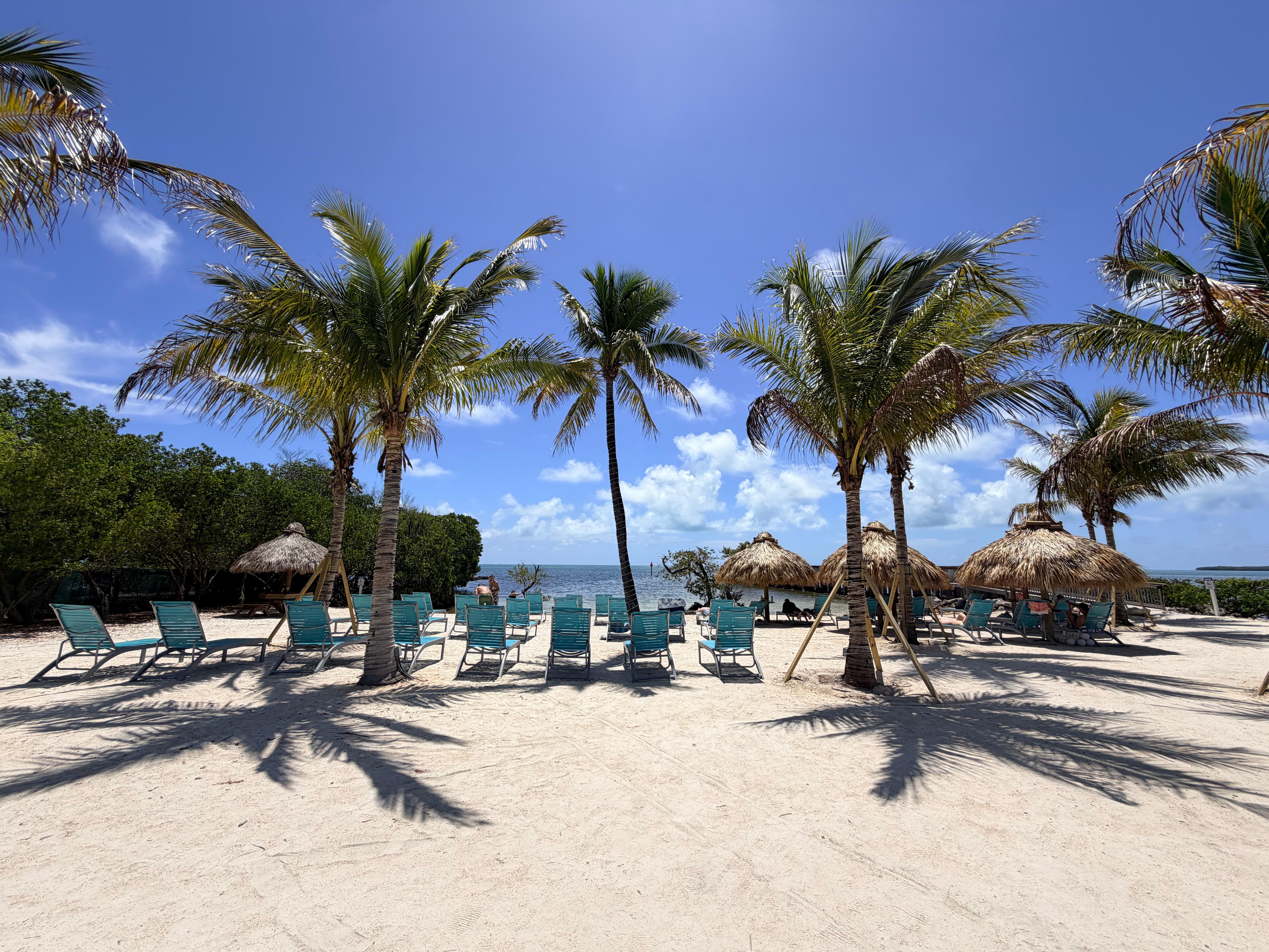 Private beach