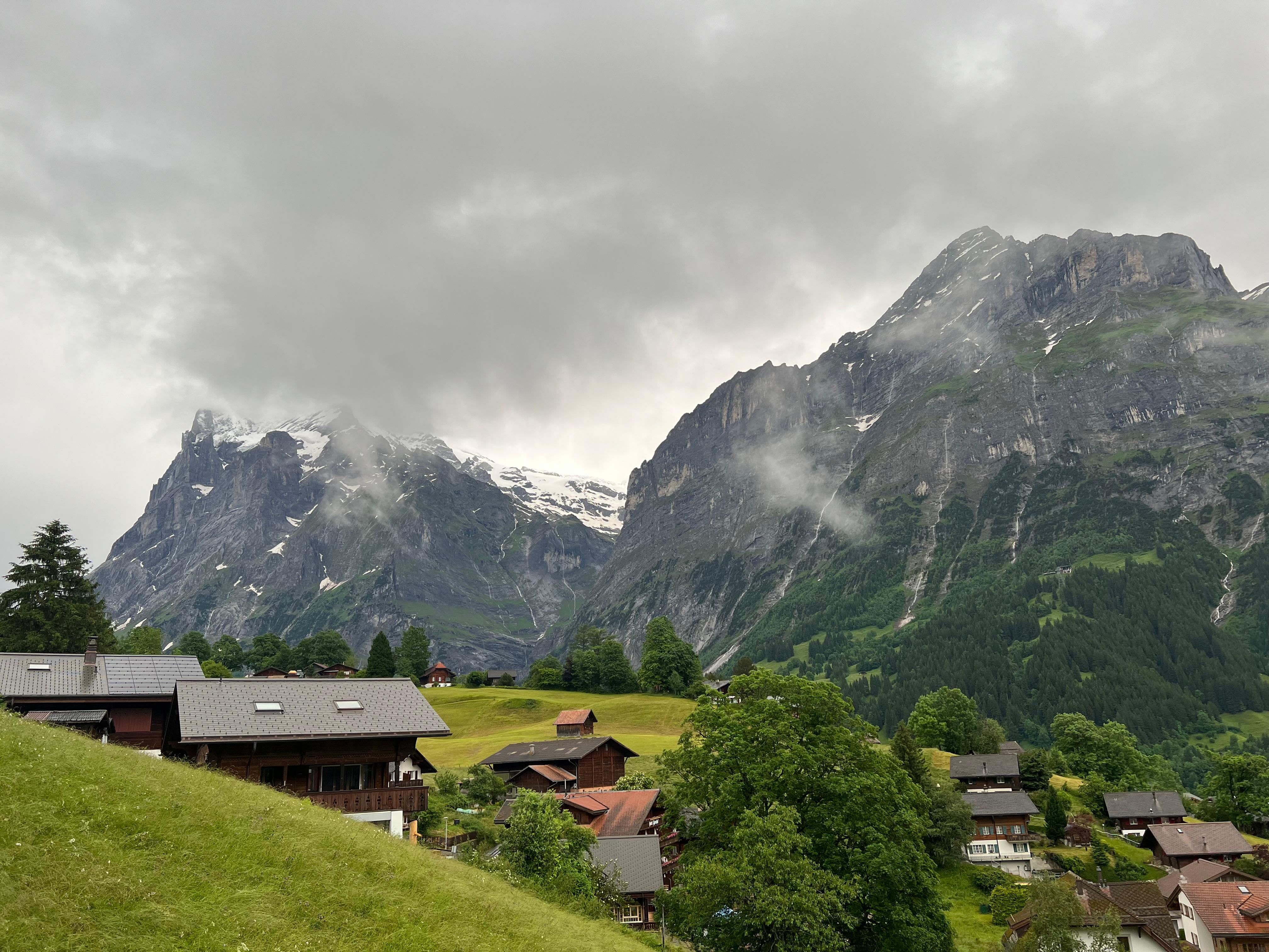 View from balcony looking east