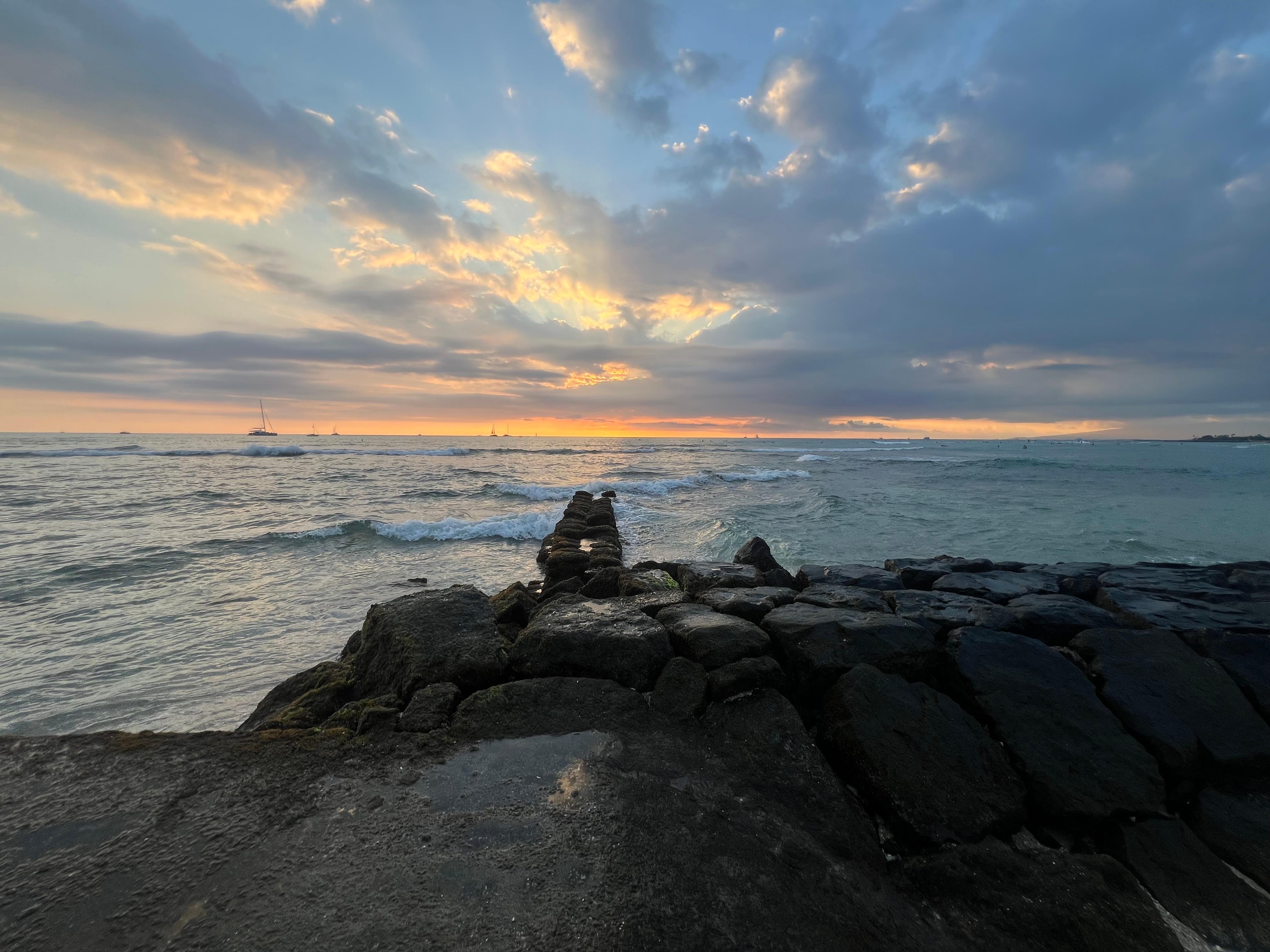 Sunset at Waikiki