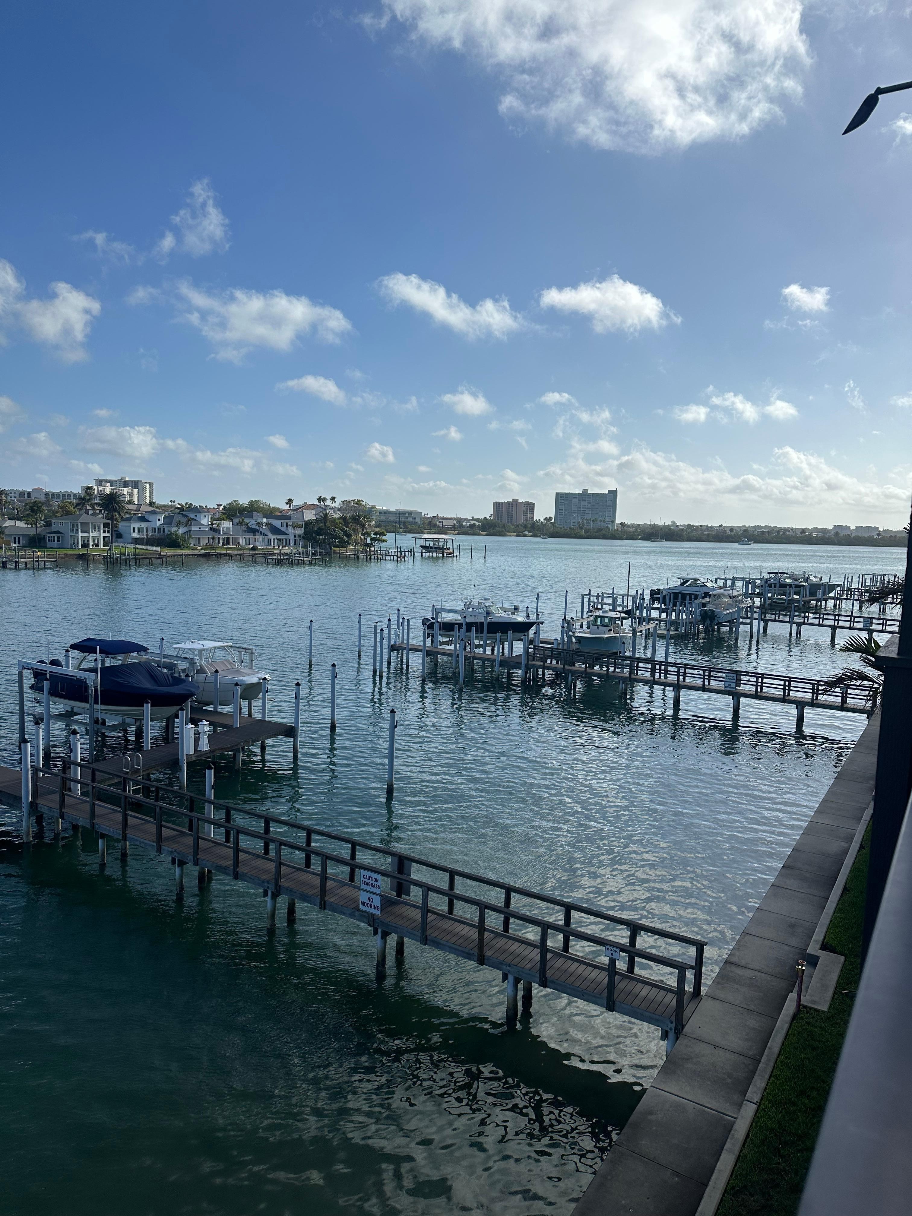 Living room terrace towards bay opening
