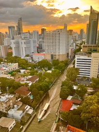 Sunset view from the 21st floor