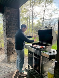 Daily trips to the Co-Op for meat to put on the barbeque!
I barbeques every single day for 3 weeks!