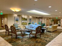 Vid receptionen. Snyggt!