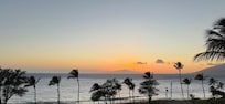 View from the lanai at sunset!