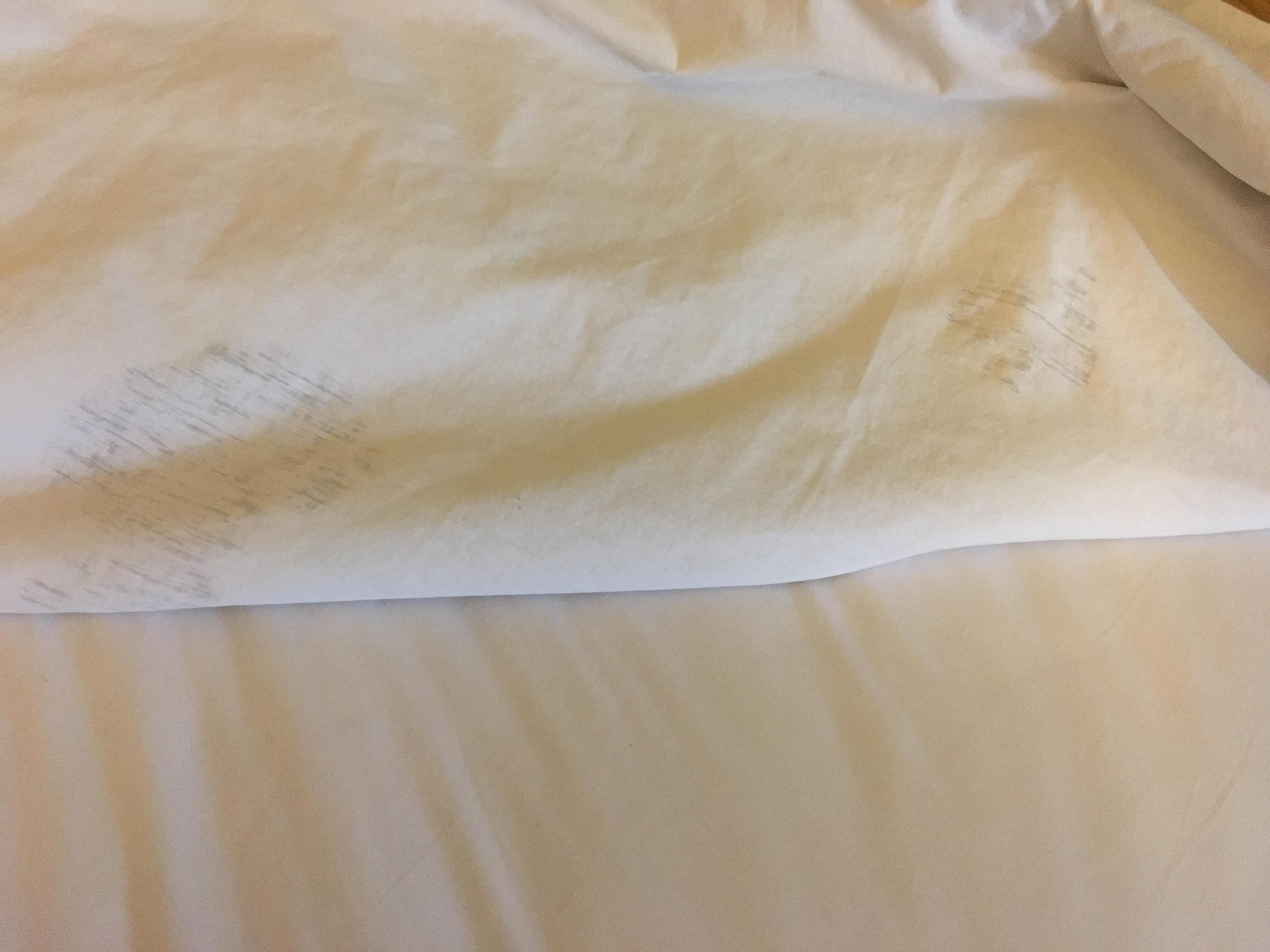 Extremely worn sheets
