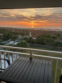 Sunrise from balcony