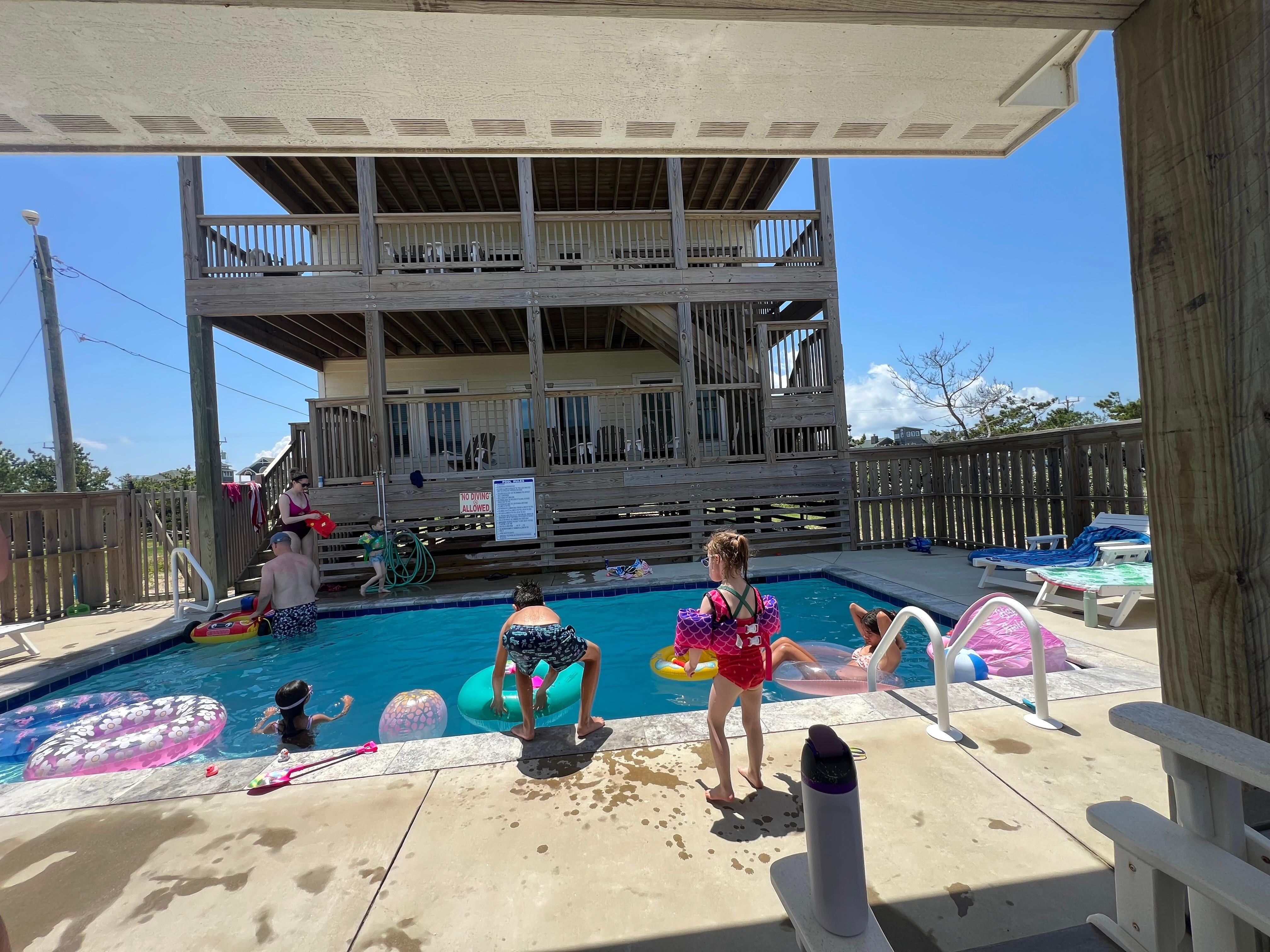 Kids loved the pool. 