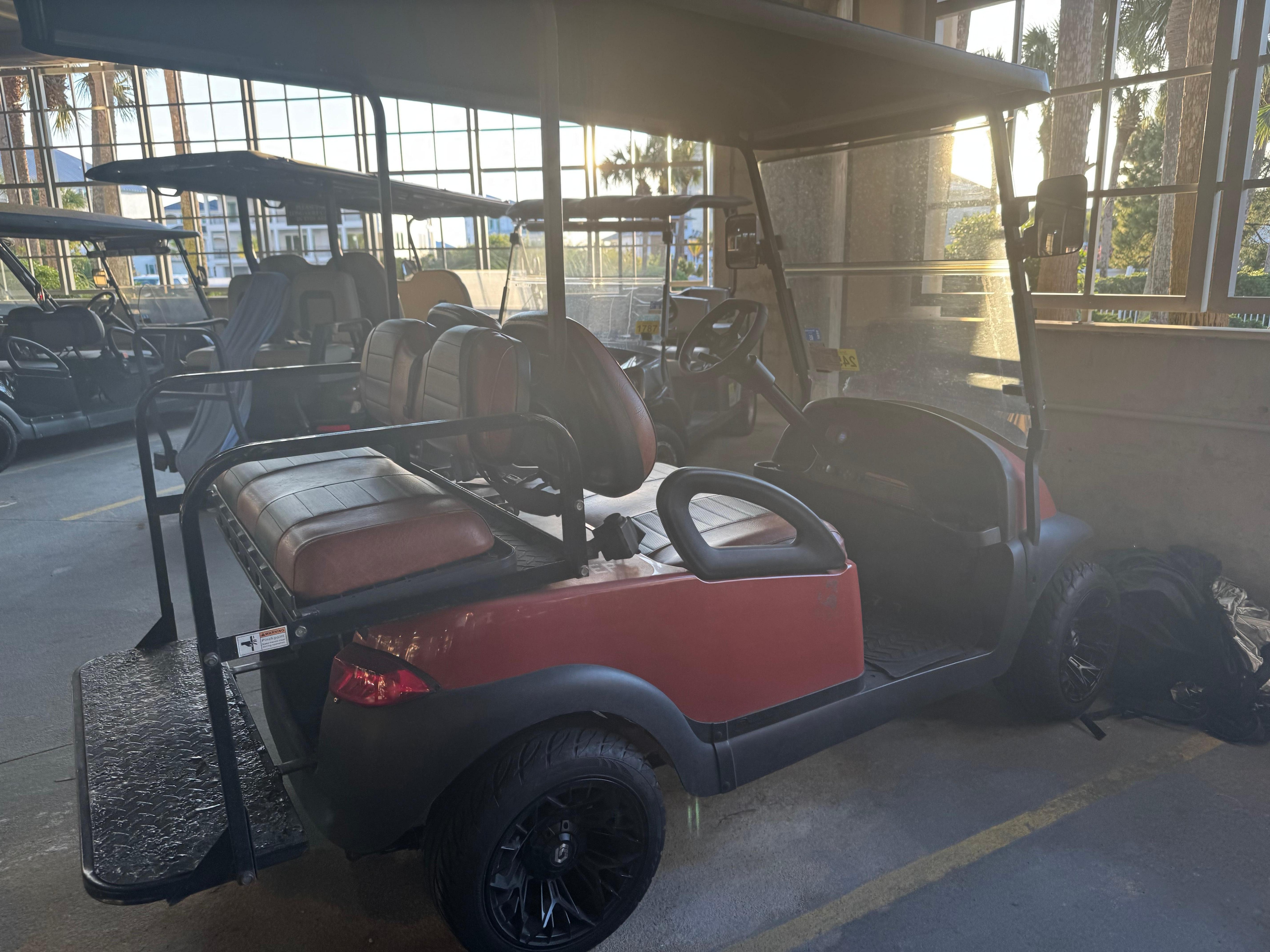 Broken Golf Cart