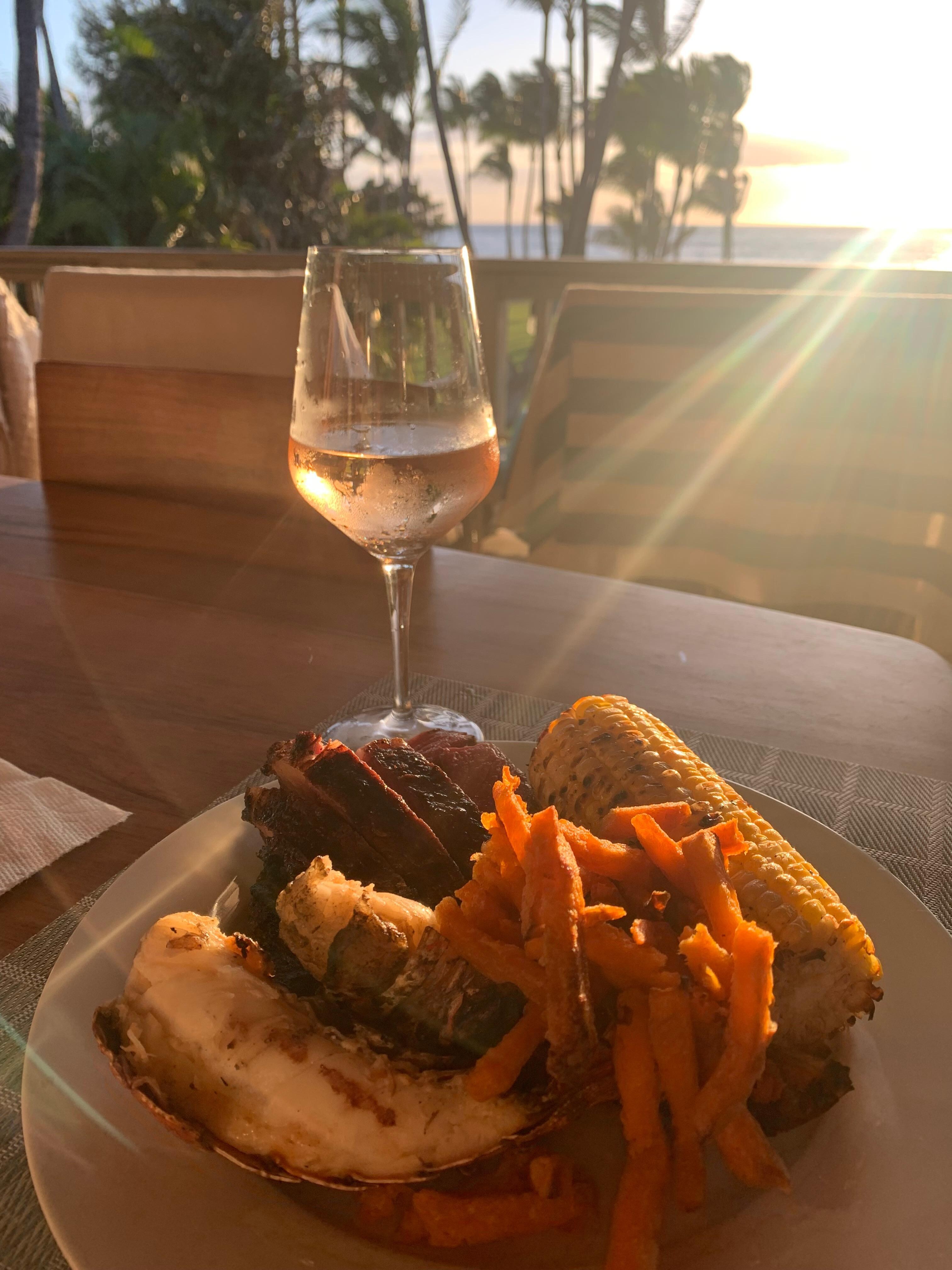 Surf n Turf w/Rosé (dining room)