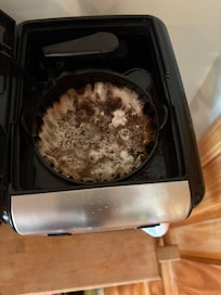 Mold growing in coffee maker