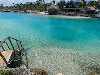 Stairs to the lagoon
