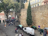 From our window in the apartment