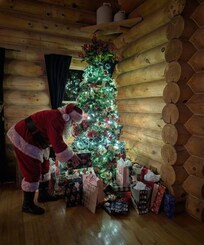 Stayed over Christmas and Santa delivered