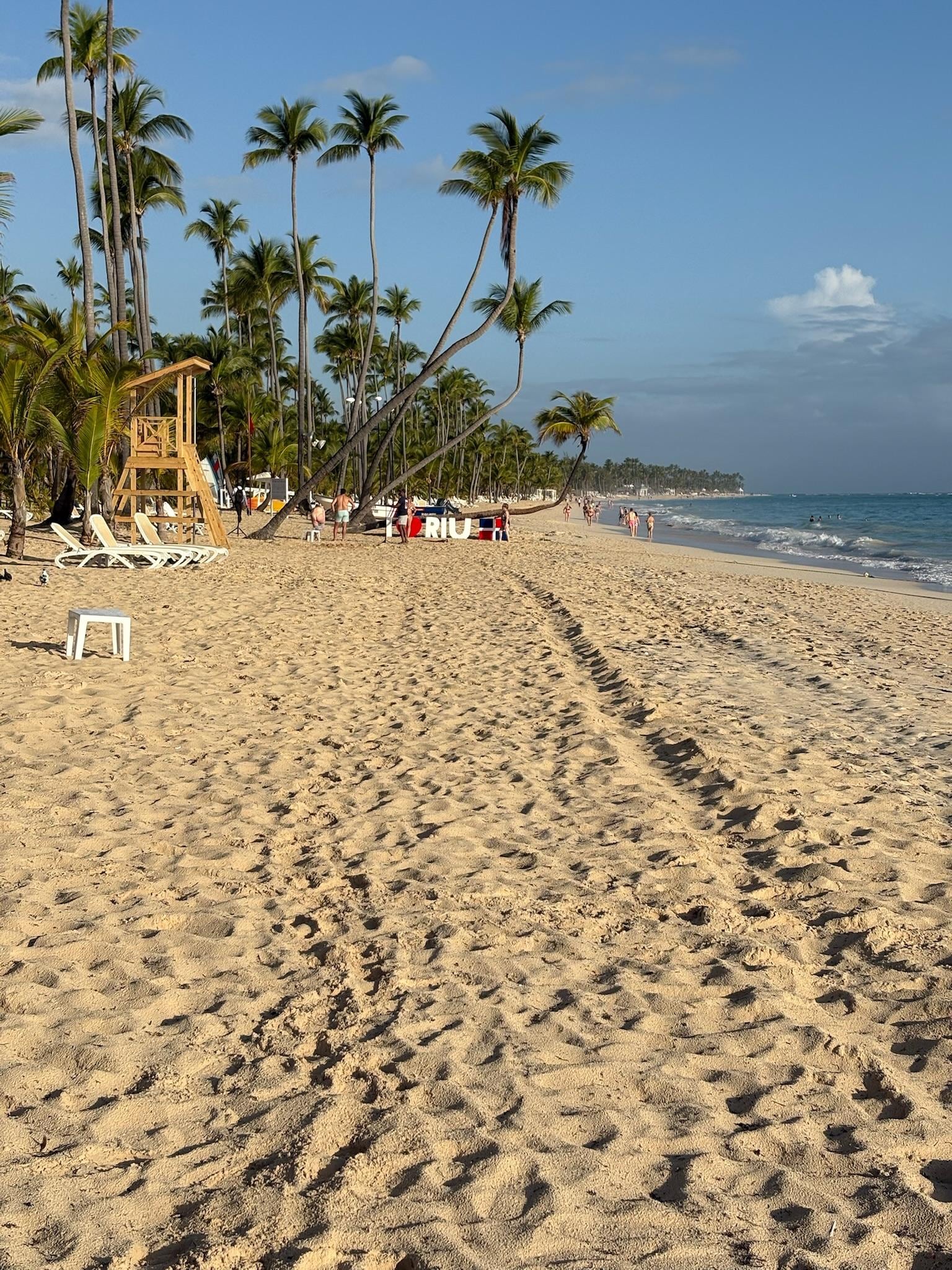 Beach front of hotel