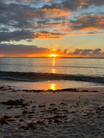 Sunrise at Hyams Beach.