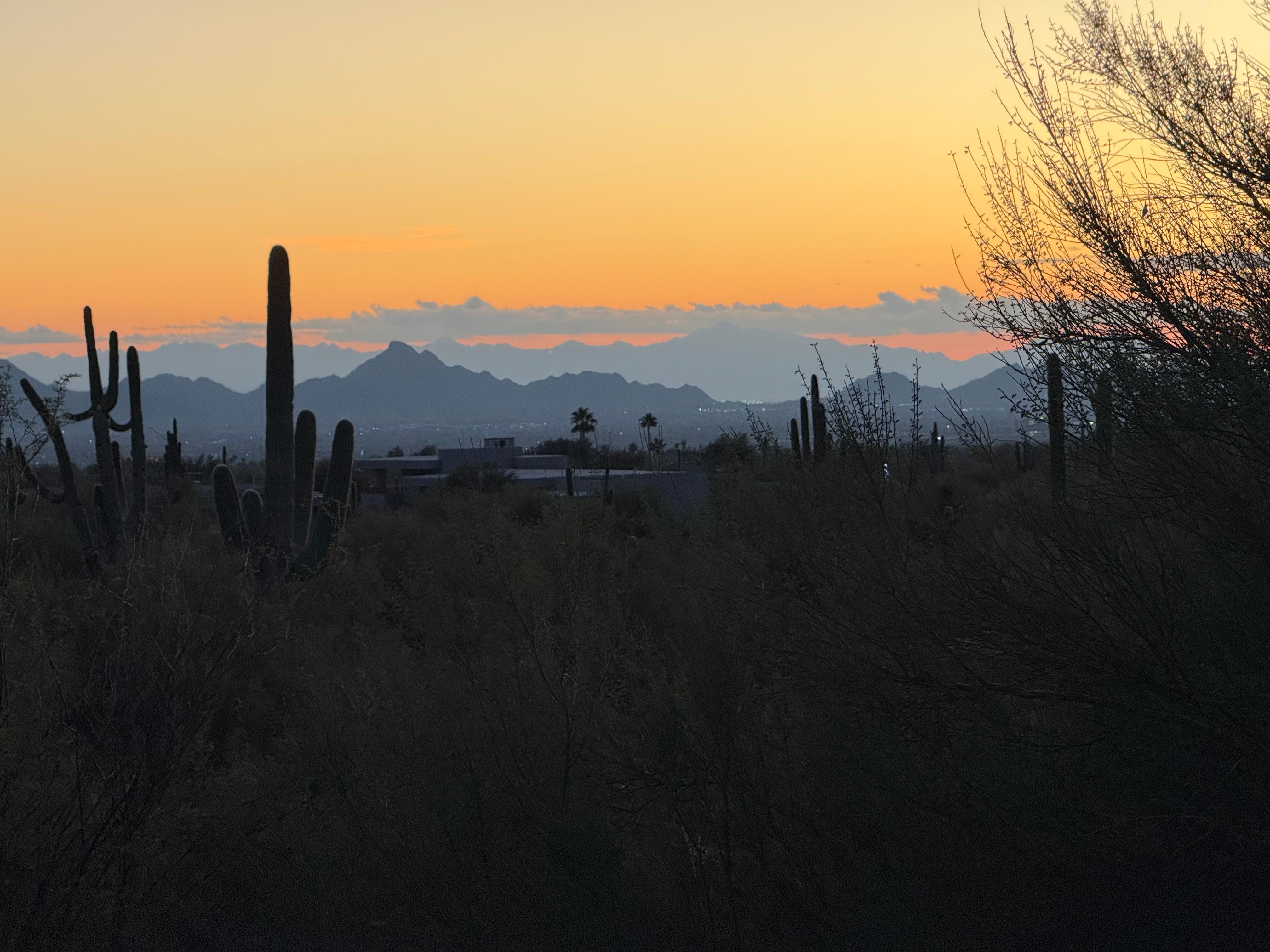 Sunset from the roof deck!