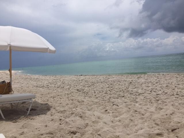 The beach