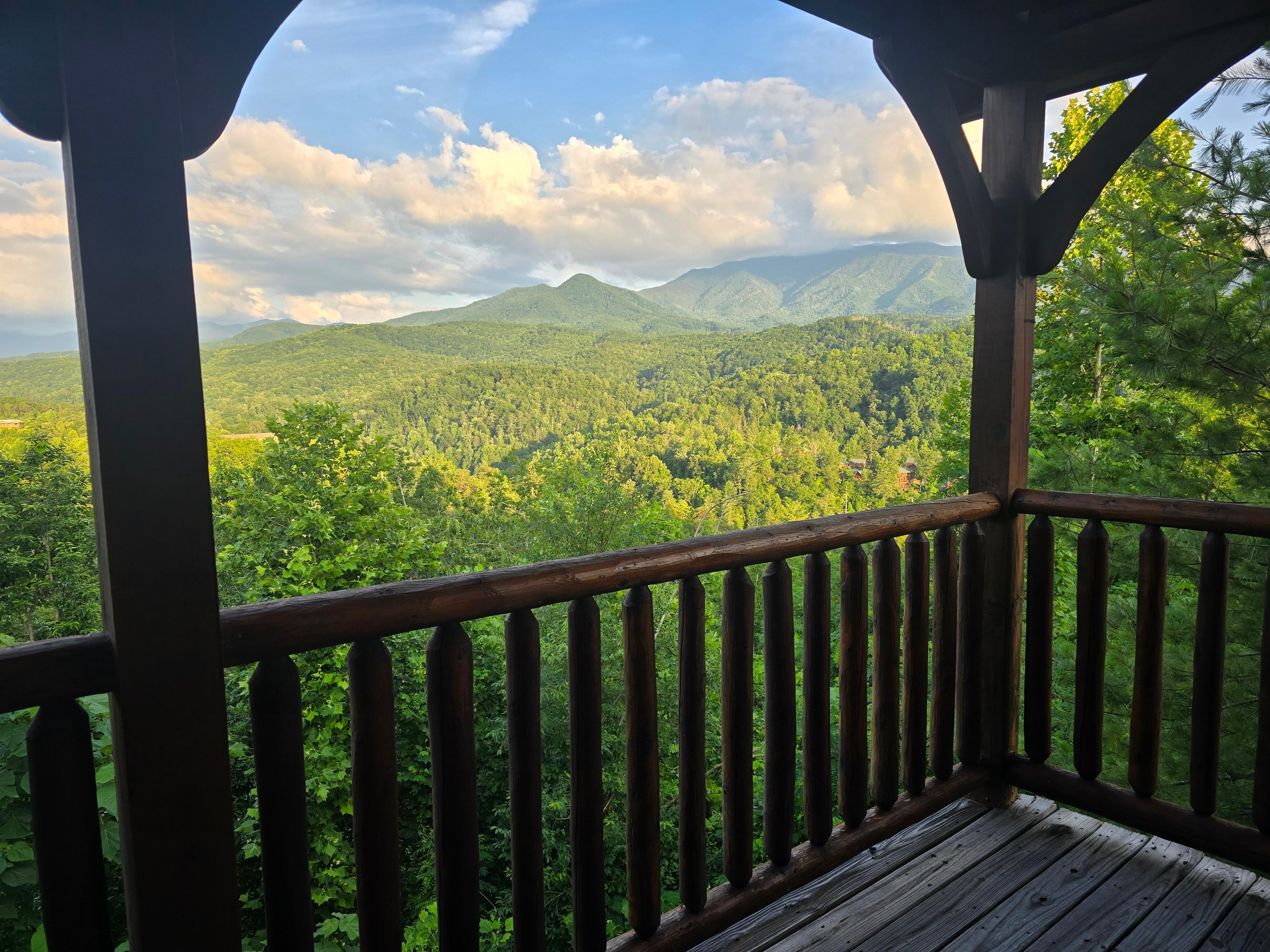 View from back porch