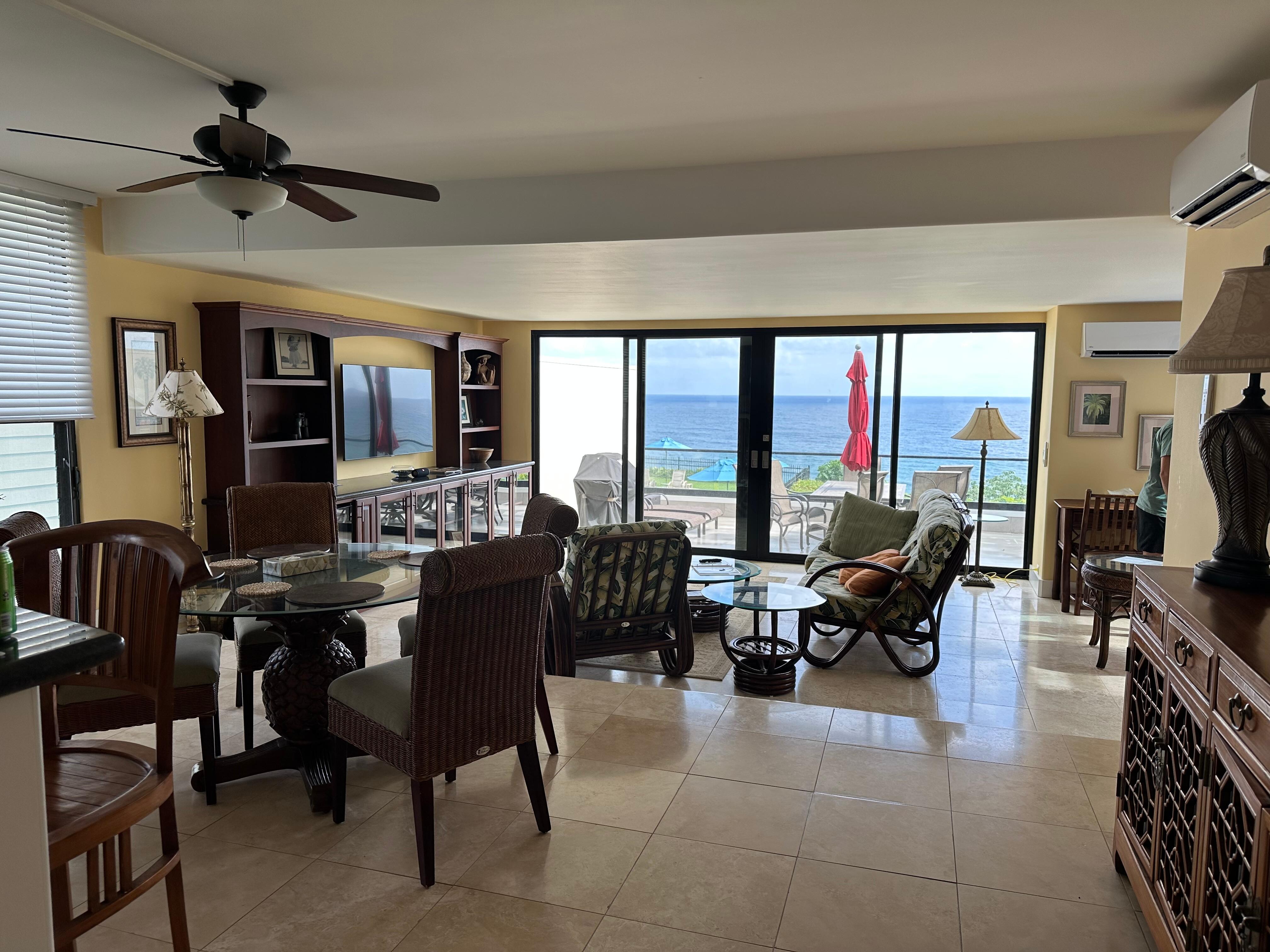 View from the kitchen area