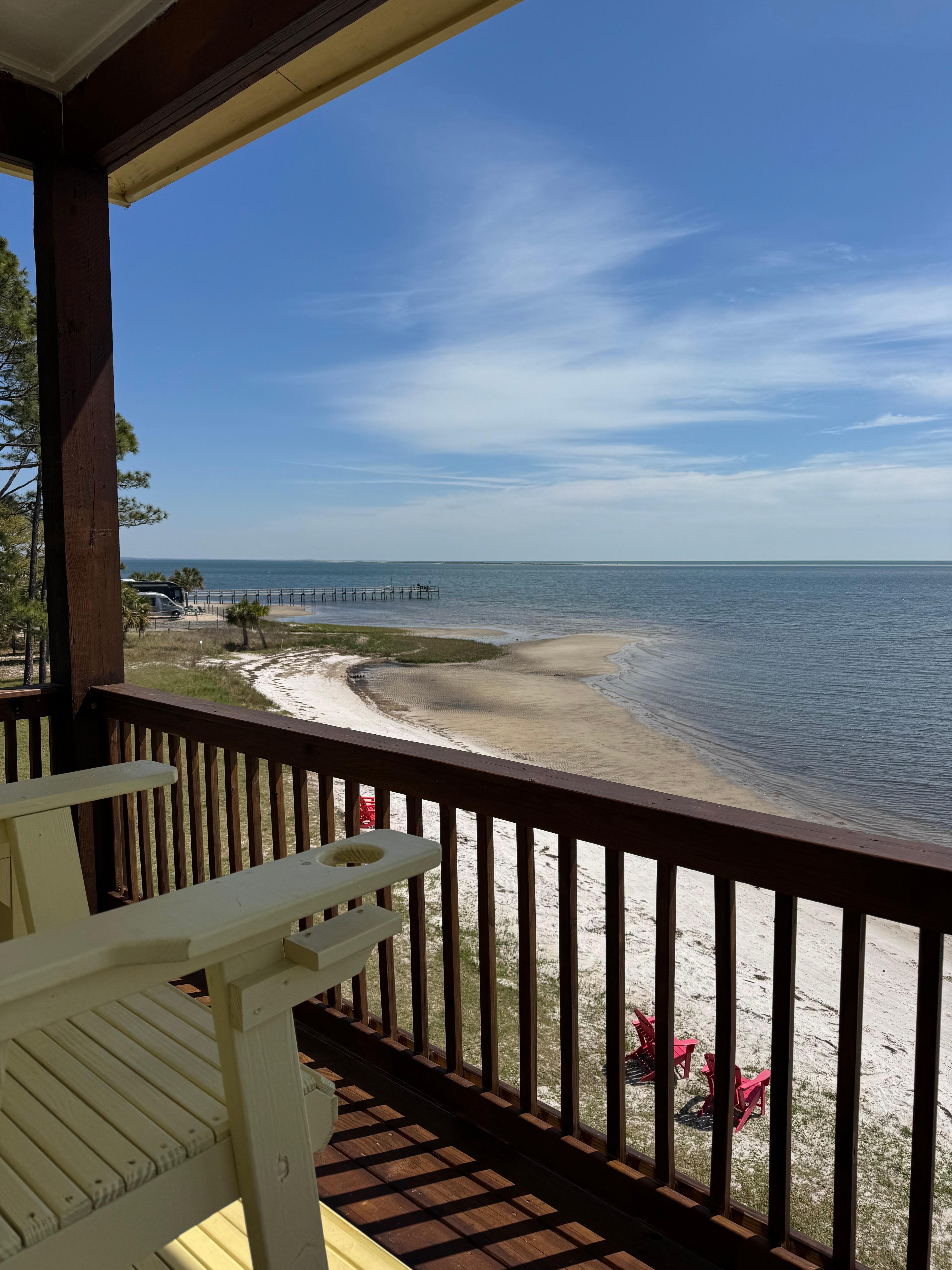 Beautiful views from the balcony 