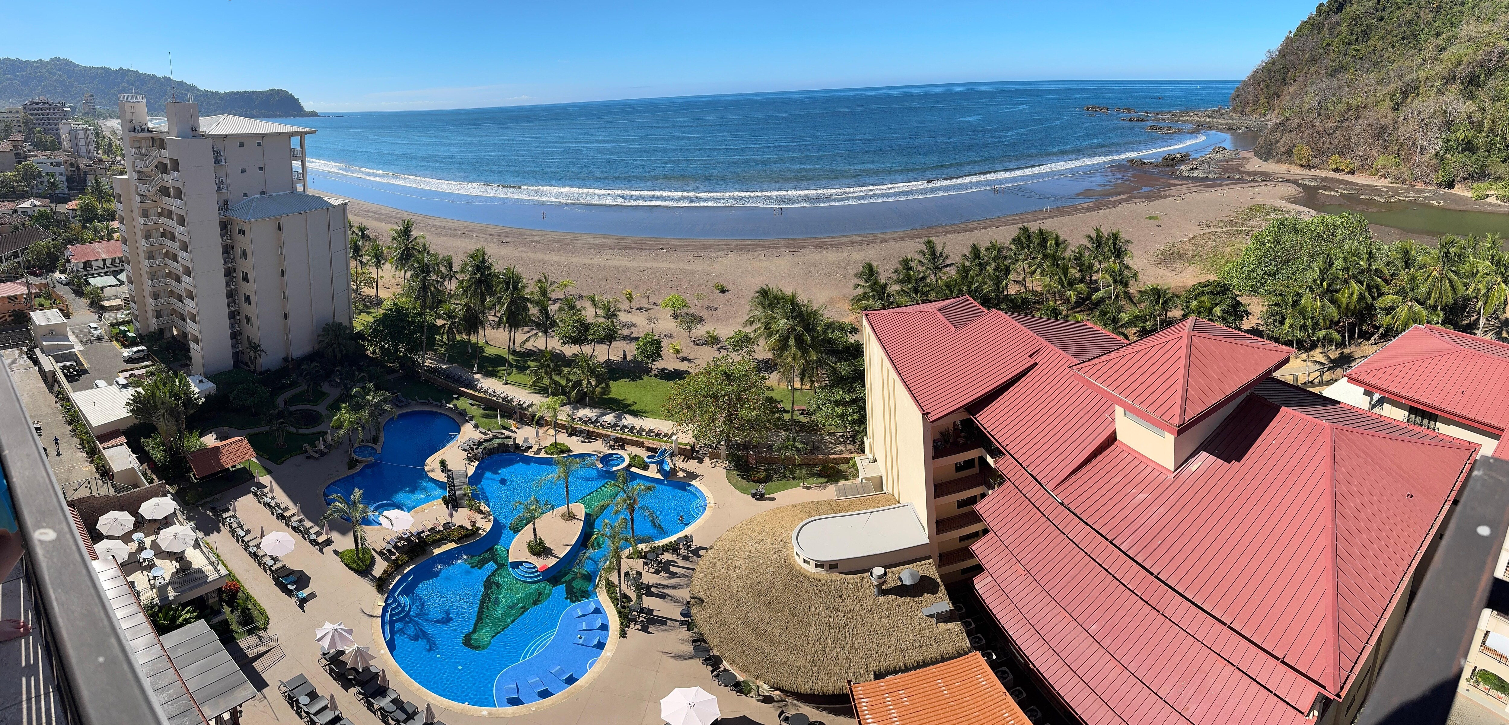 Panorama from the balcony